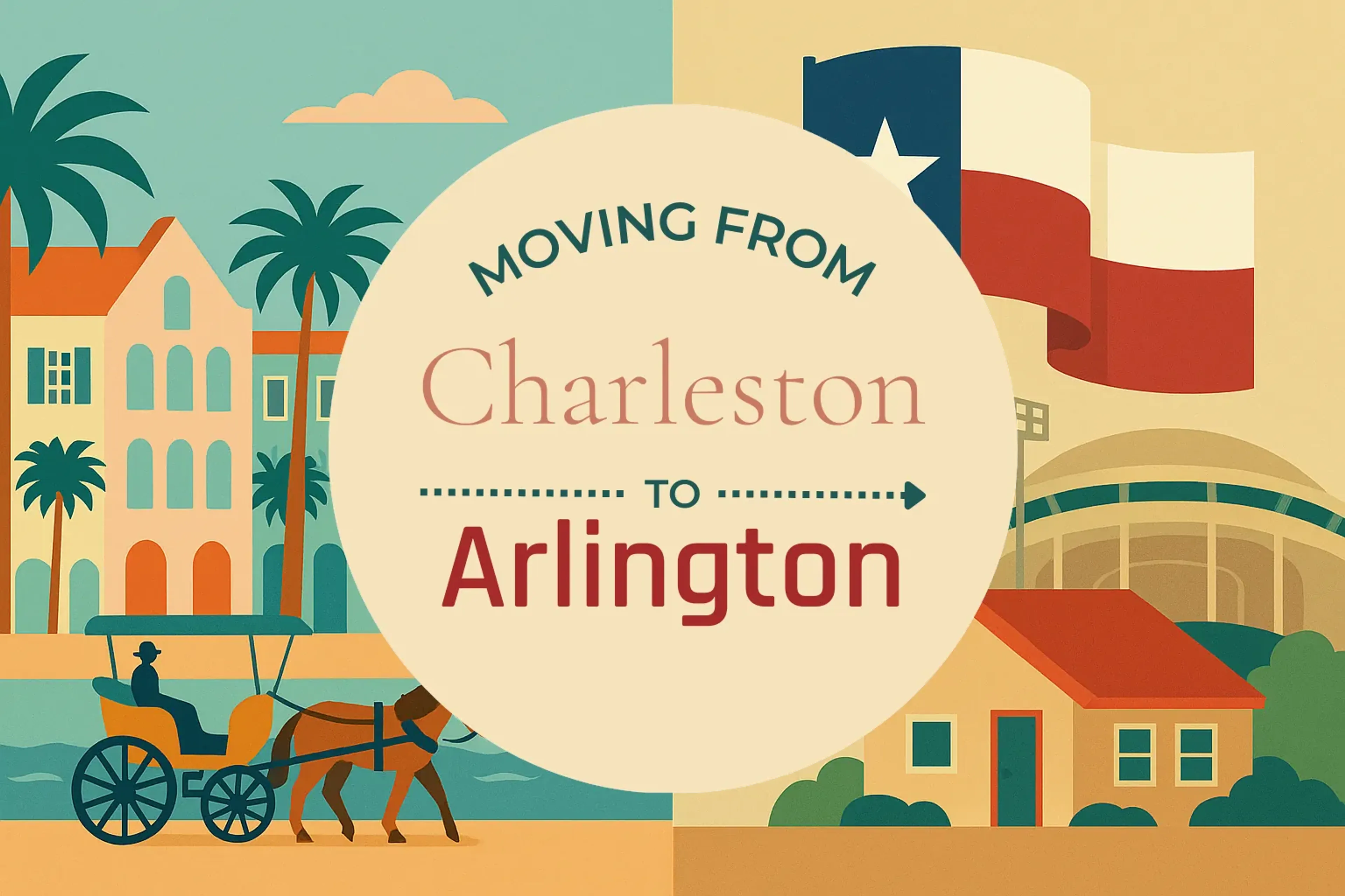 Side-by-side comparison of Charleston to Arlington moving companies