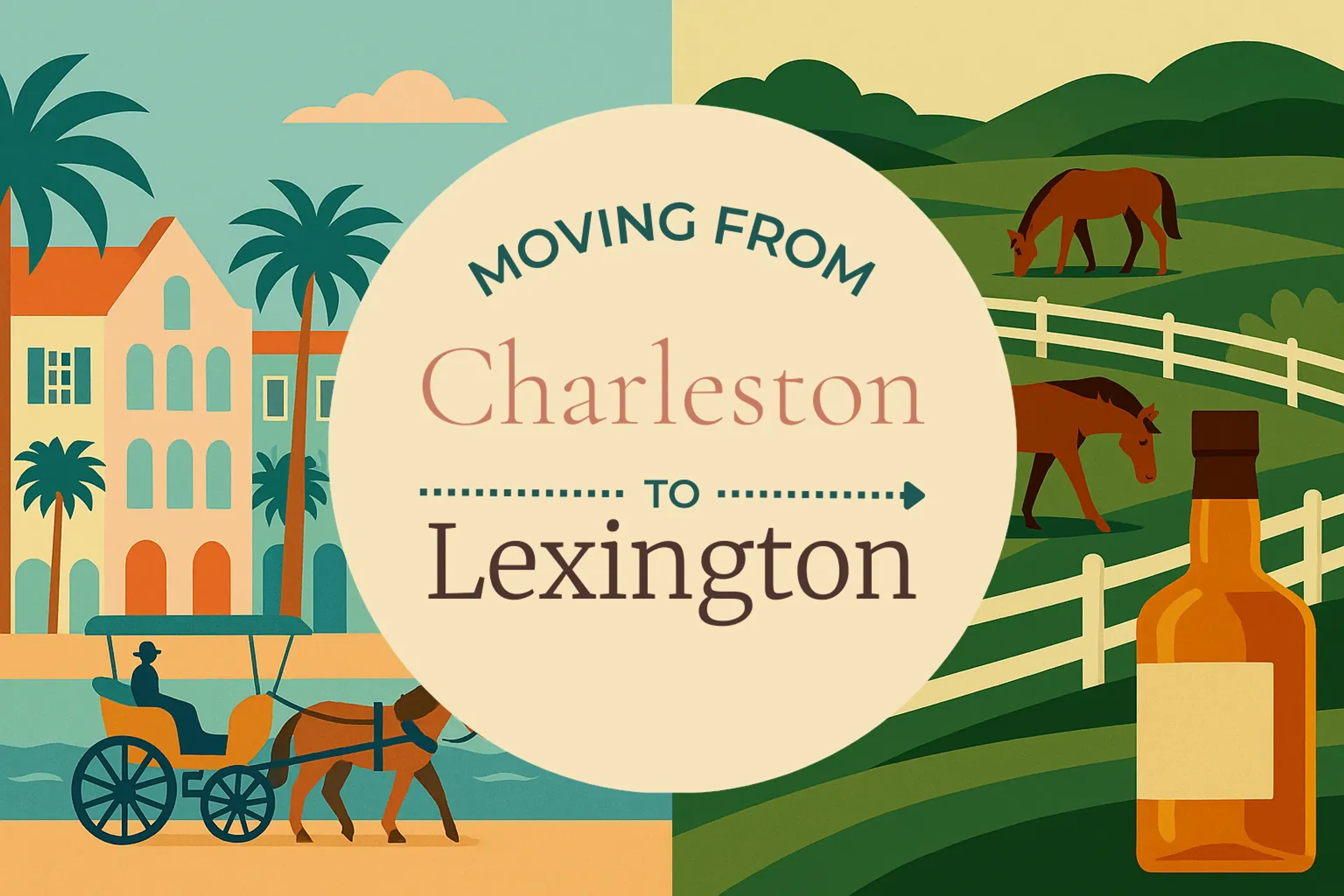 Side-by-side comparison of Charleston to Lexington moving companies