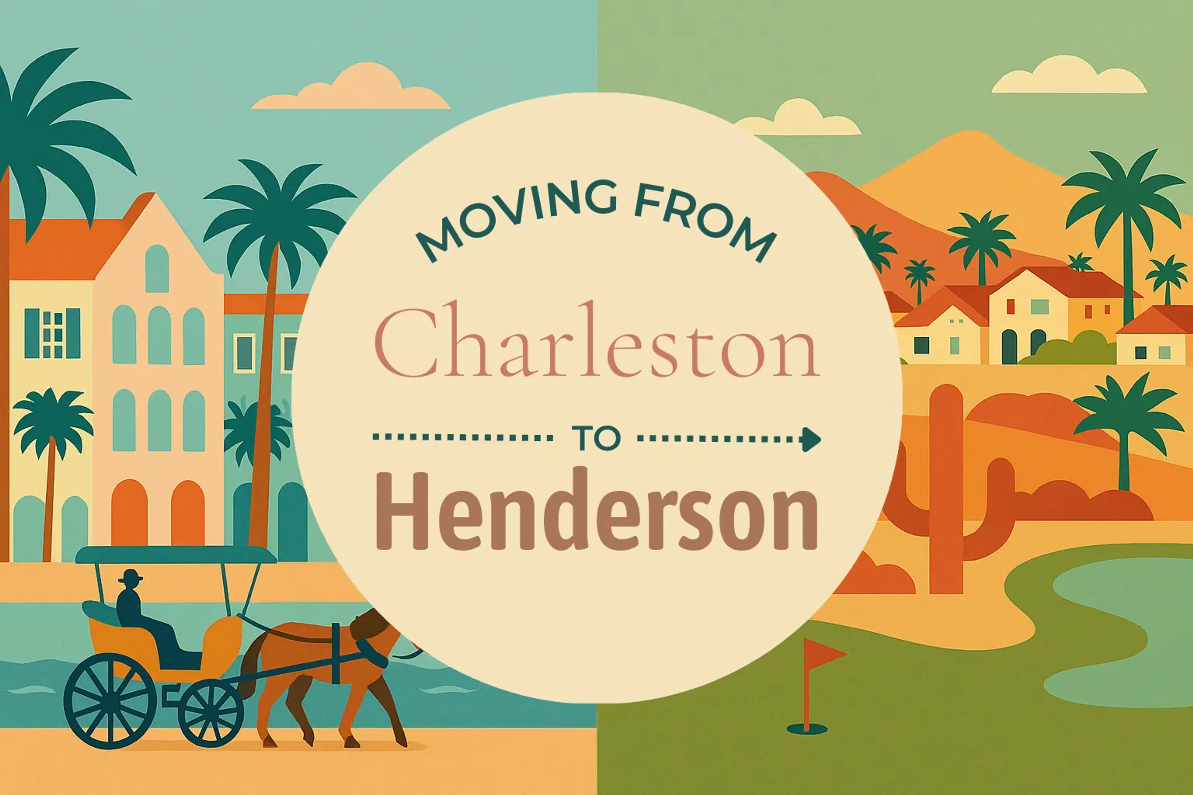 Side-by-side comparison of Charleston to Henderson moving companies