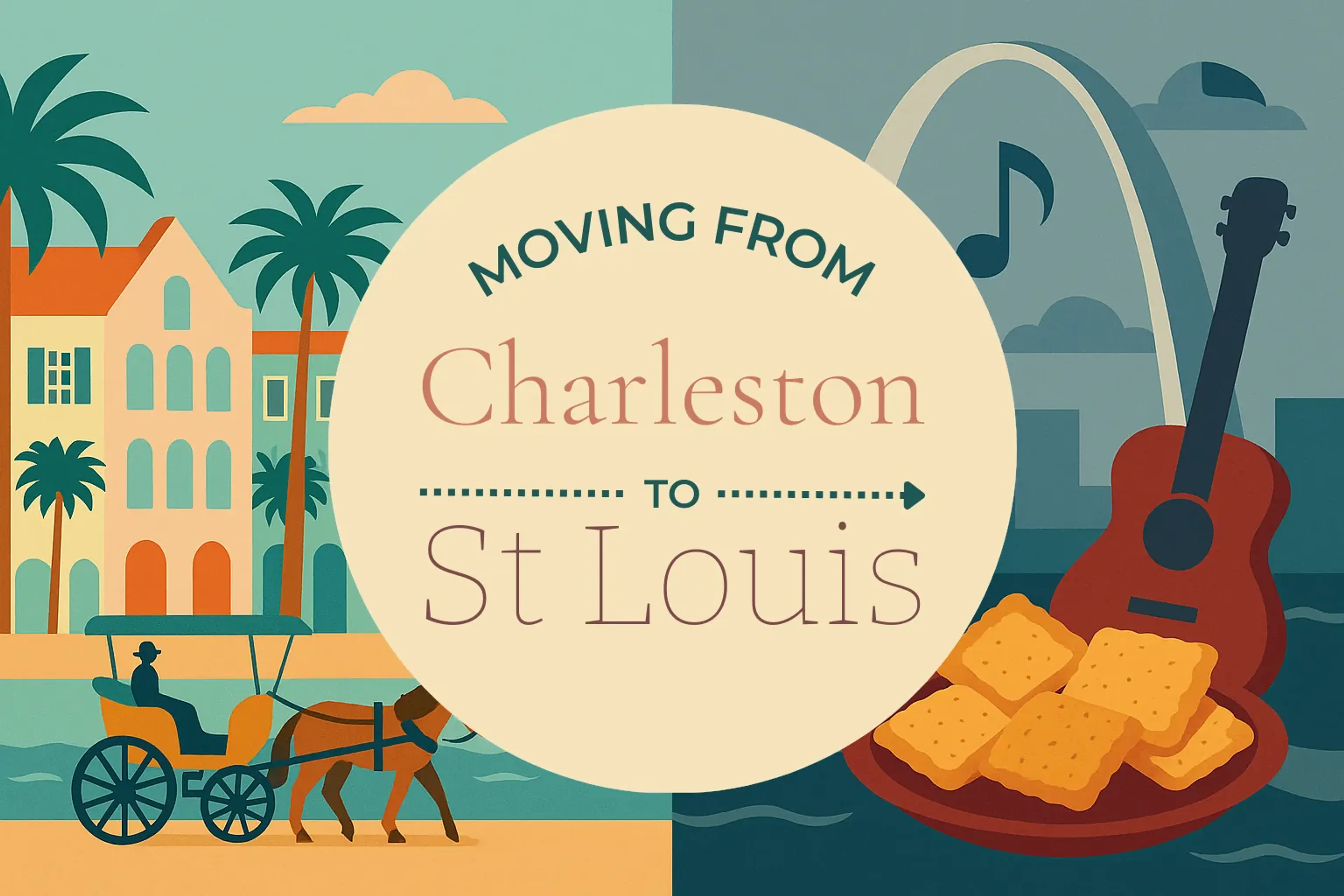 Side-by-side comparison of Charleston to St. Louis moving companies