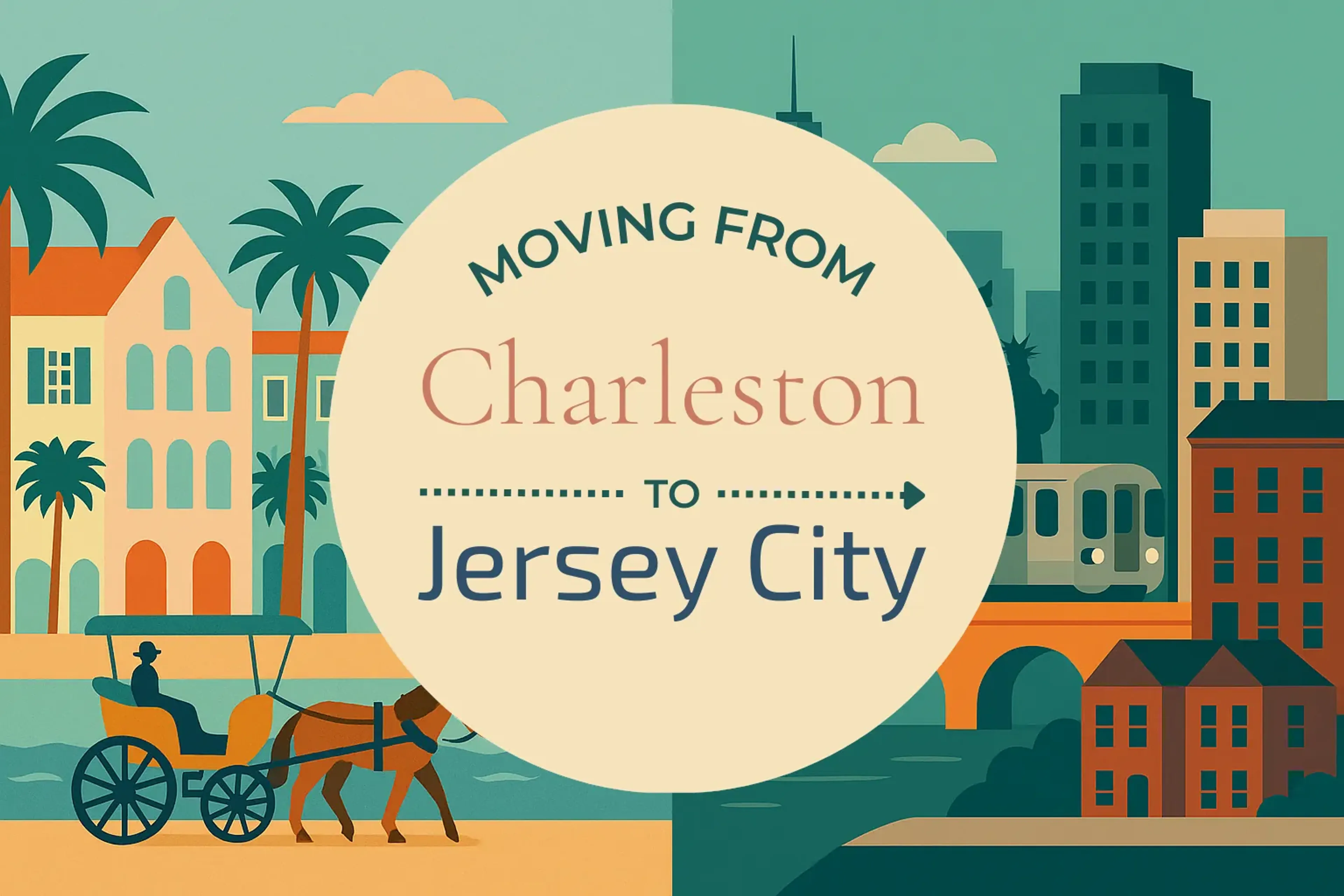Side-by-side comparison of Charleston to Jersey City moving companies