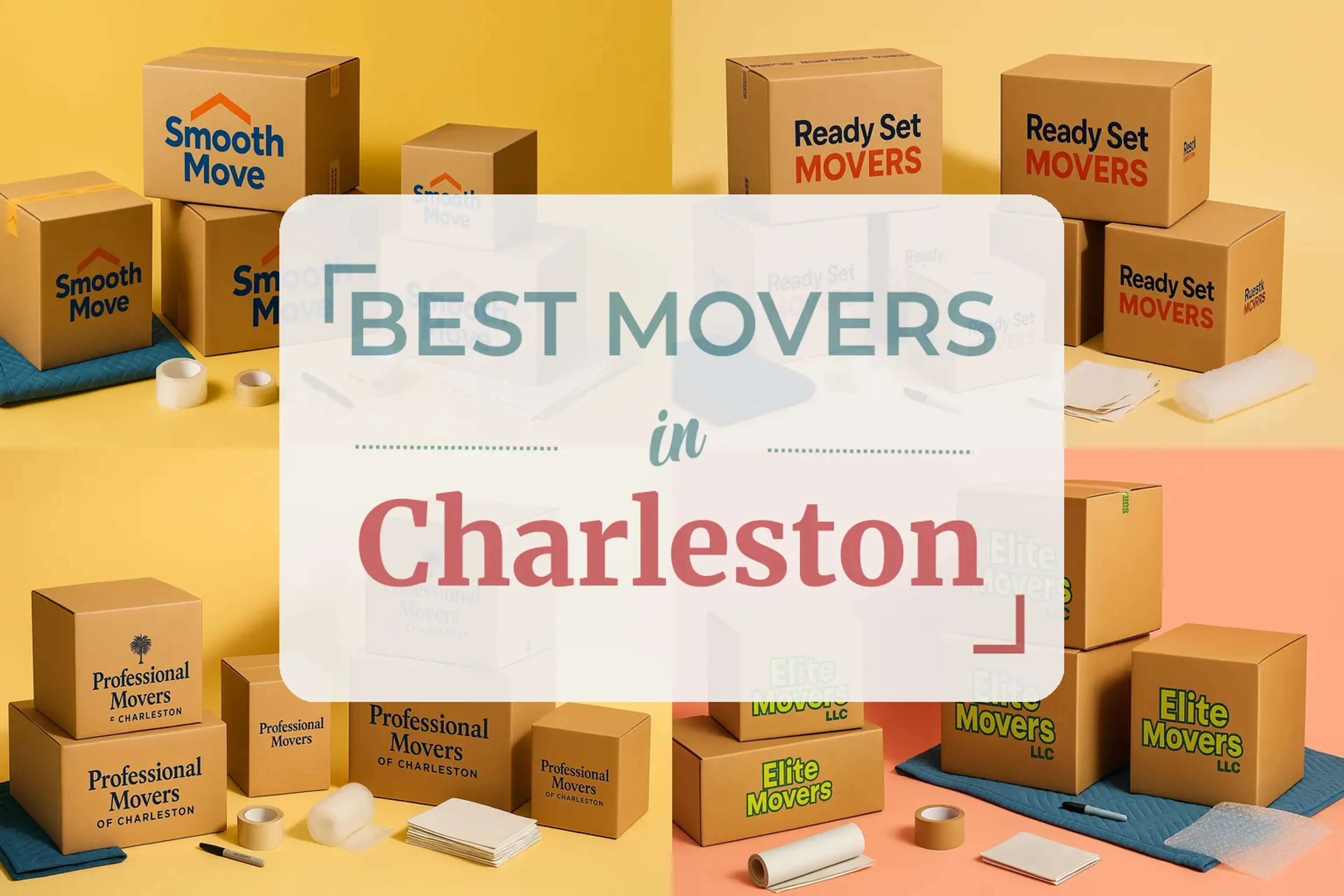 Side-by-side comparison of Charleston moving companies
