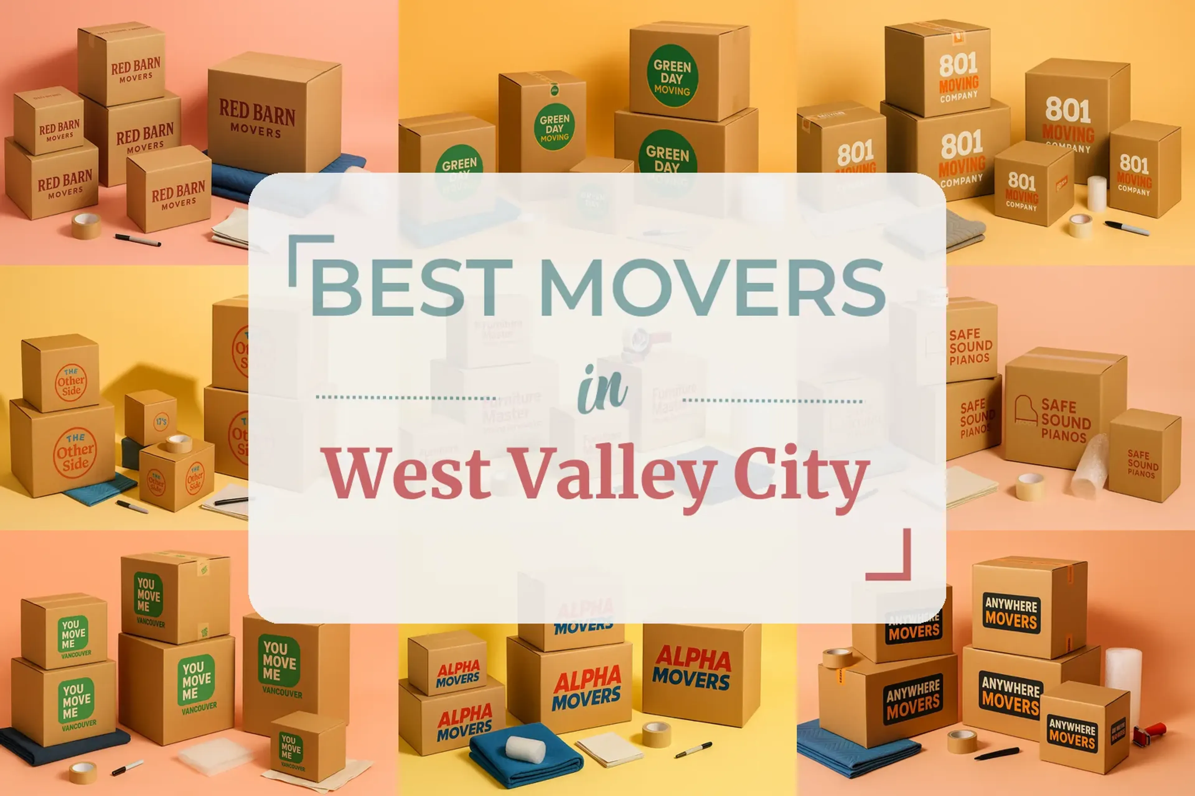 Side-by-side comparison of West Valley City moving companies
