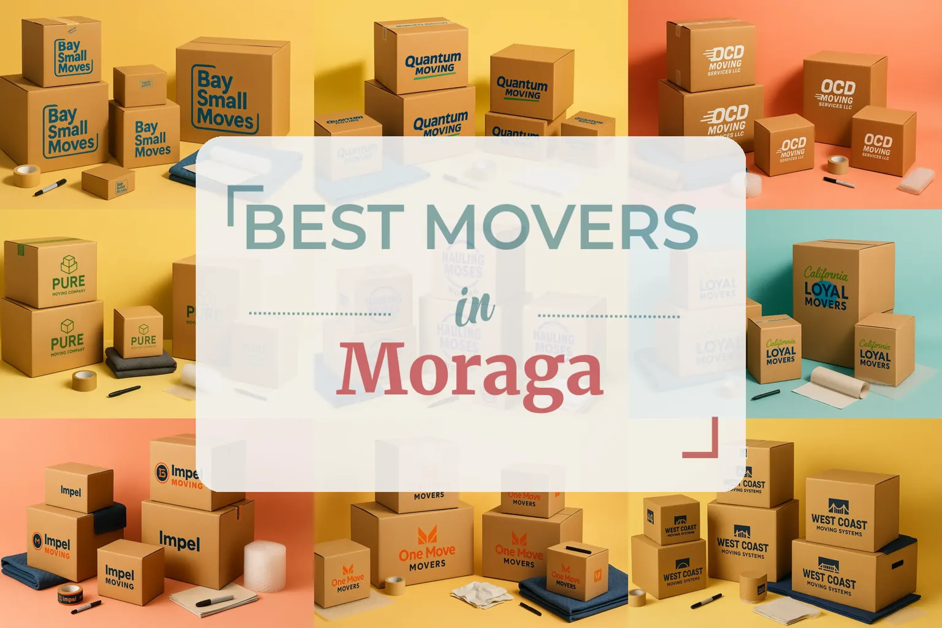Side-by-side comparison of Moraga moving companies