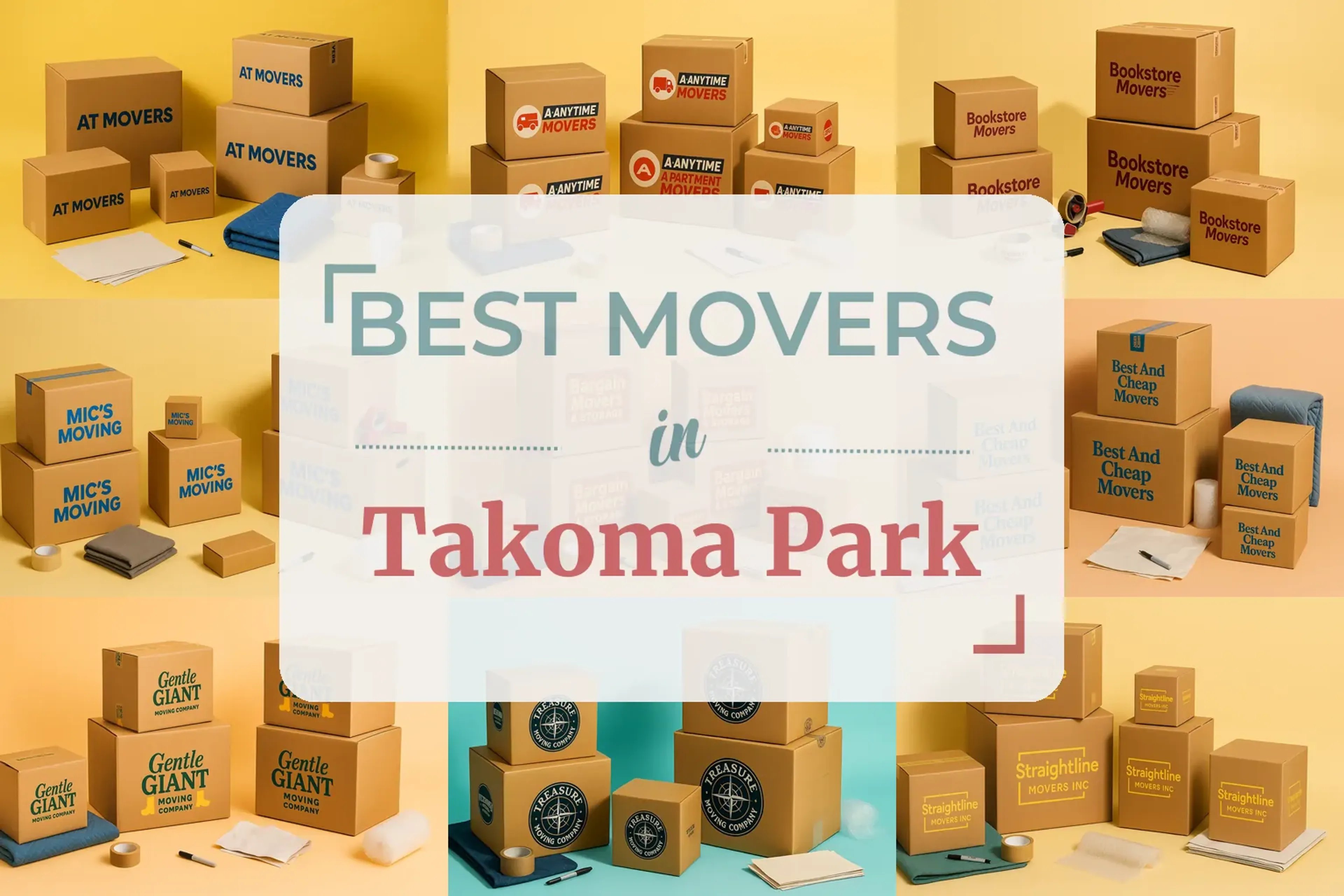 Side-by-side comparison of Takoma Park moving companies