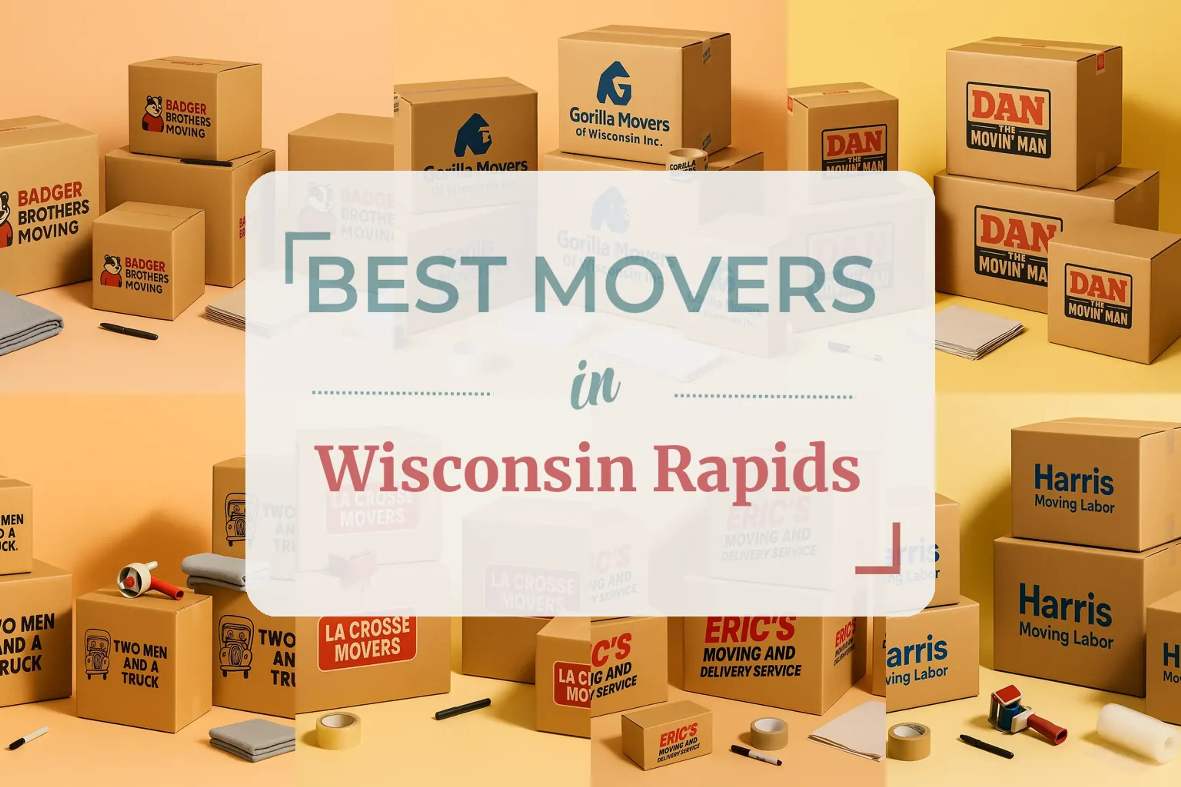 Side-by-side comparison of Wisconsin Rapids moving companies