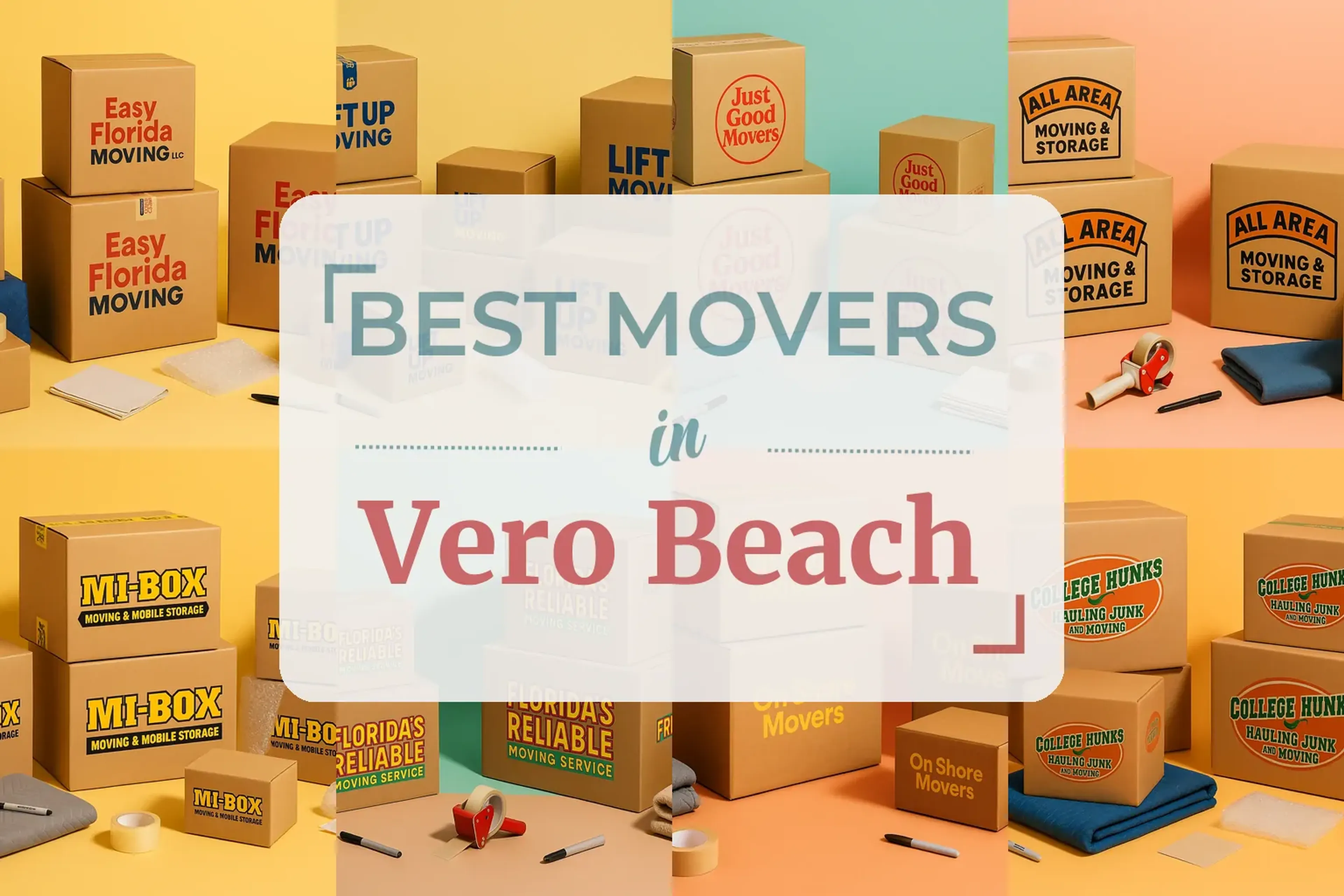 Side-by-side comparison of Vero Beach moving companies