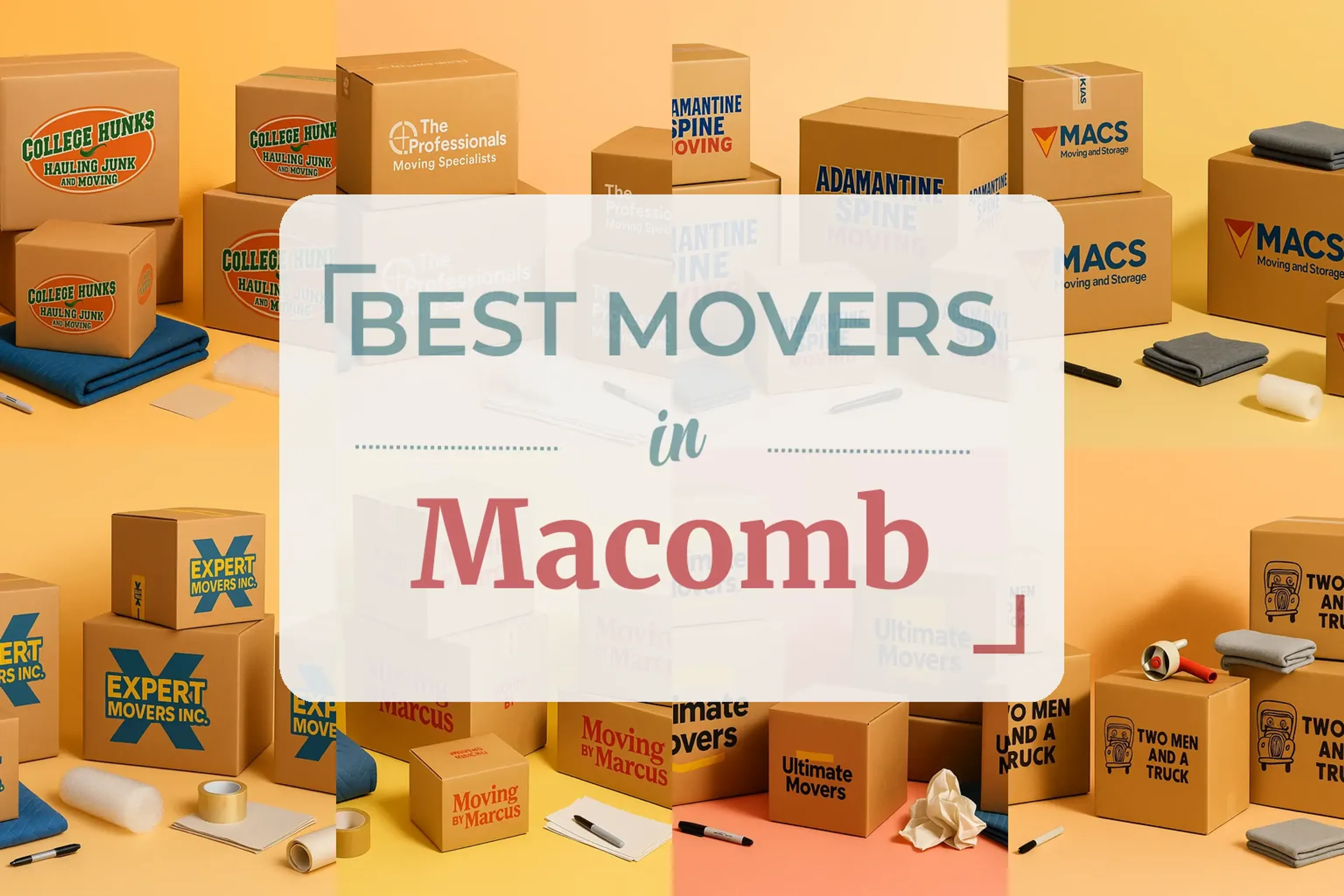 Side-by-side comparison of Macomb moving companies