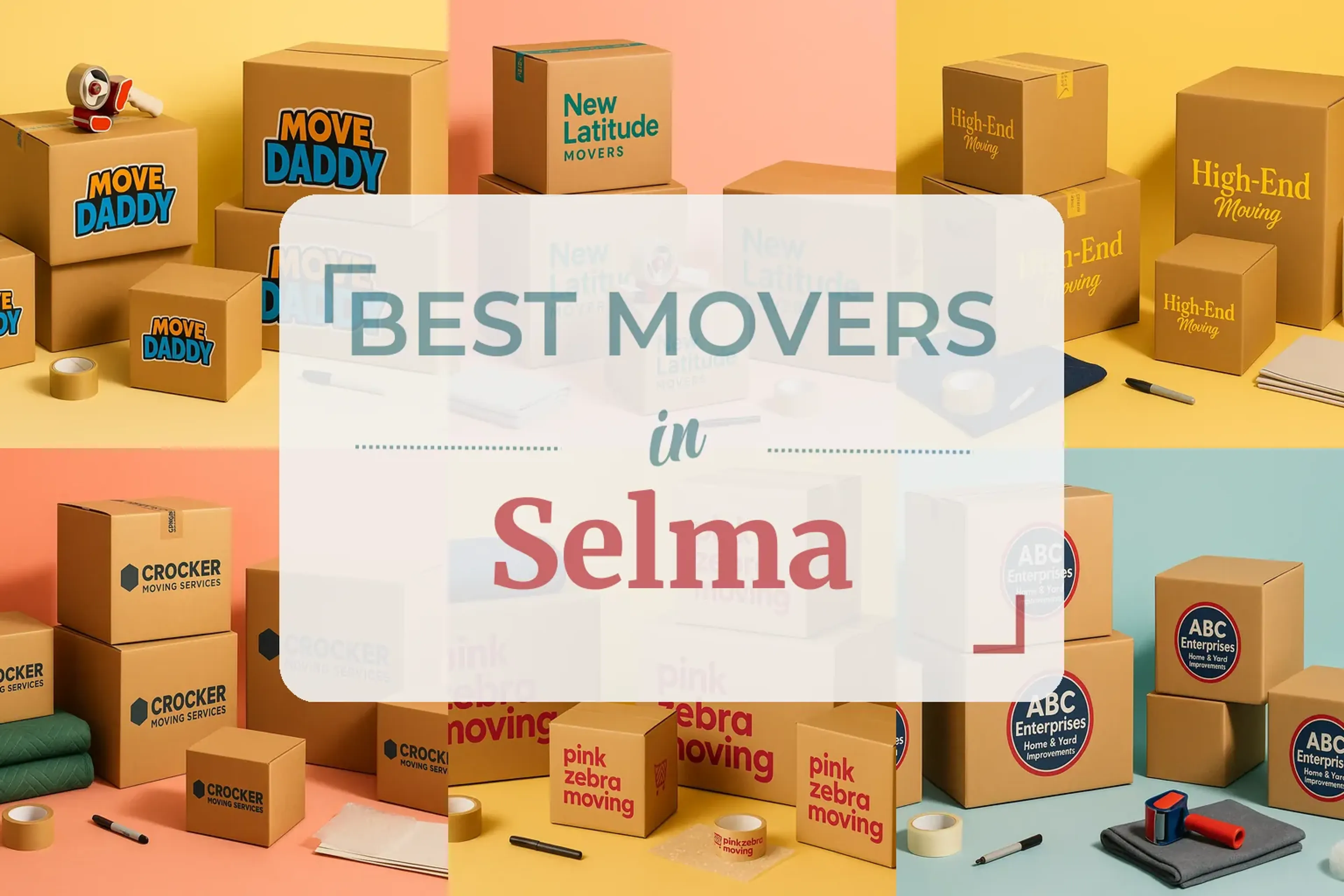 Side-by-side comparison of Selma moving companies