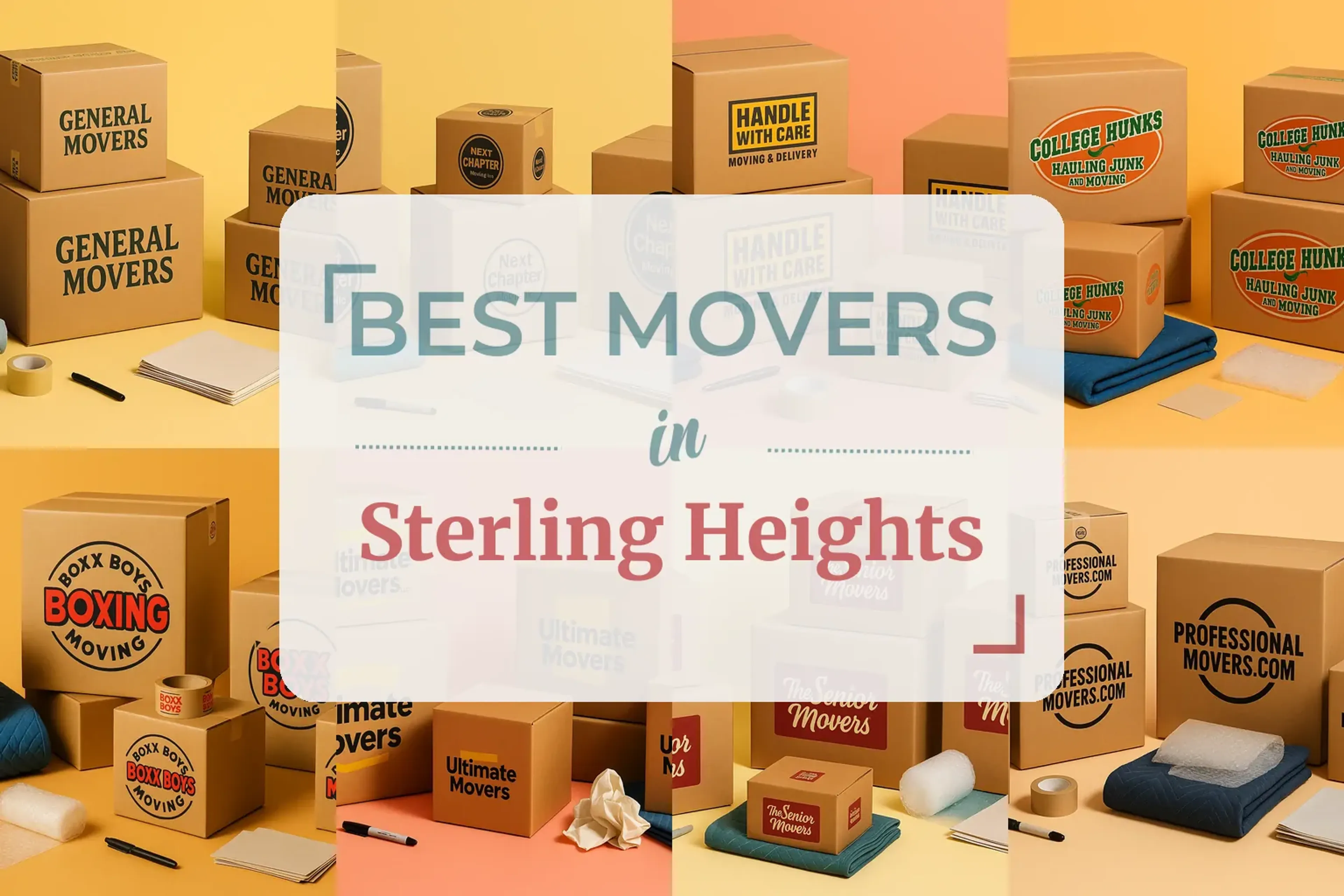 Side-by-side comparison of Sterling Heights moving companies