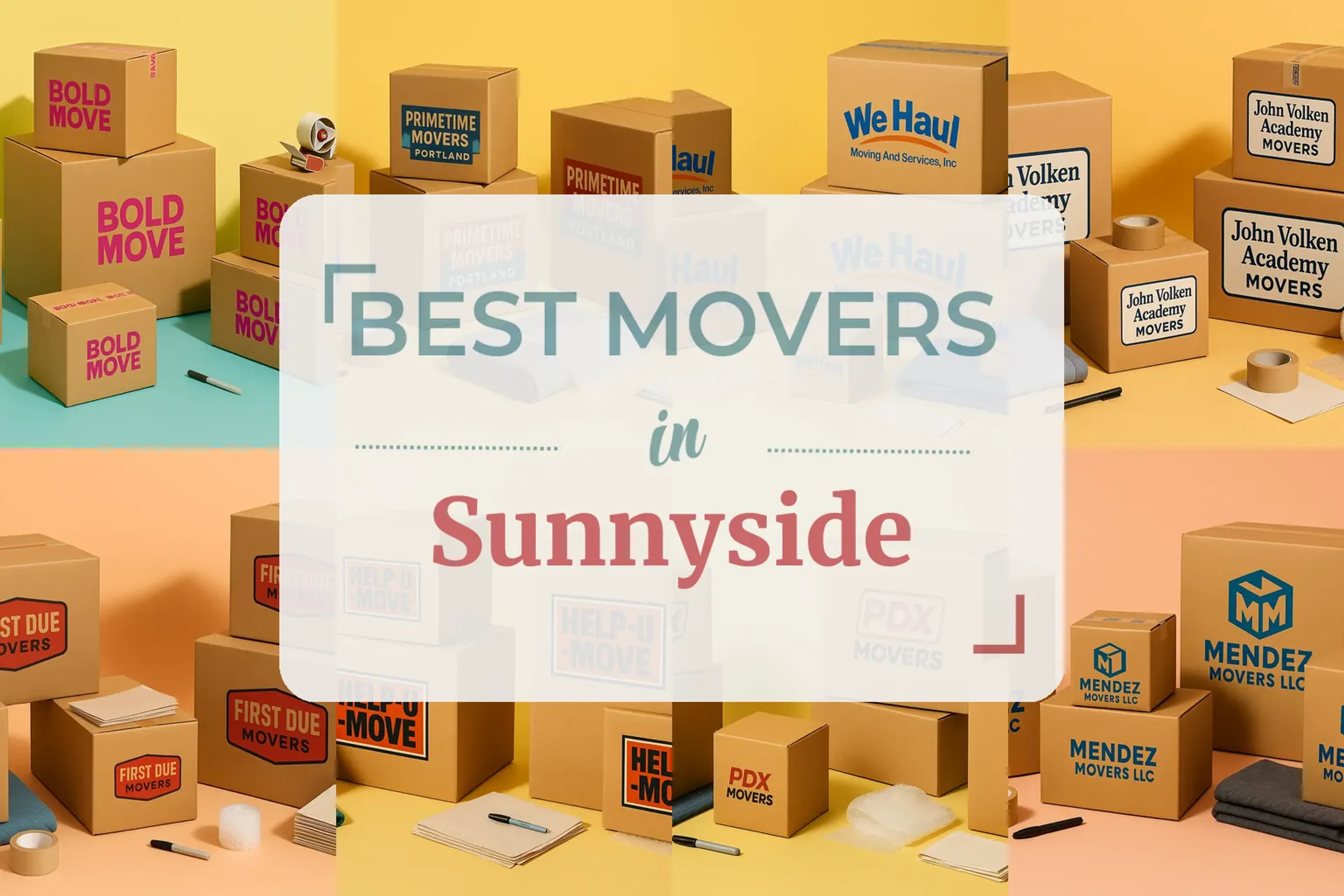 Side-by-side comparison of Sunnyside moving companies