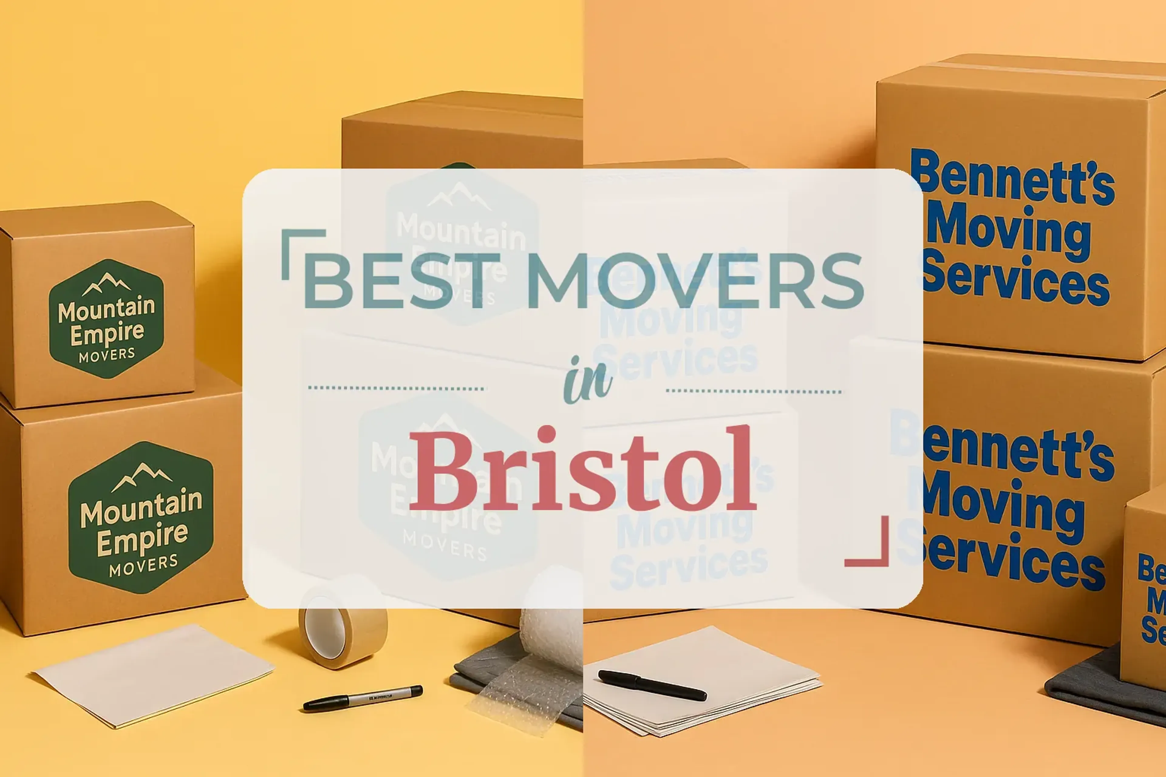 Side-by-side comparison of Bristol moving companies
