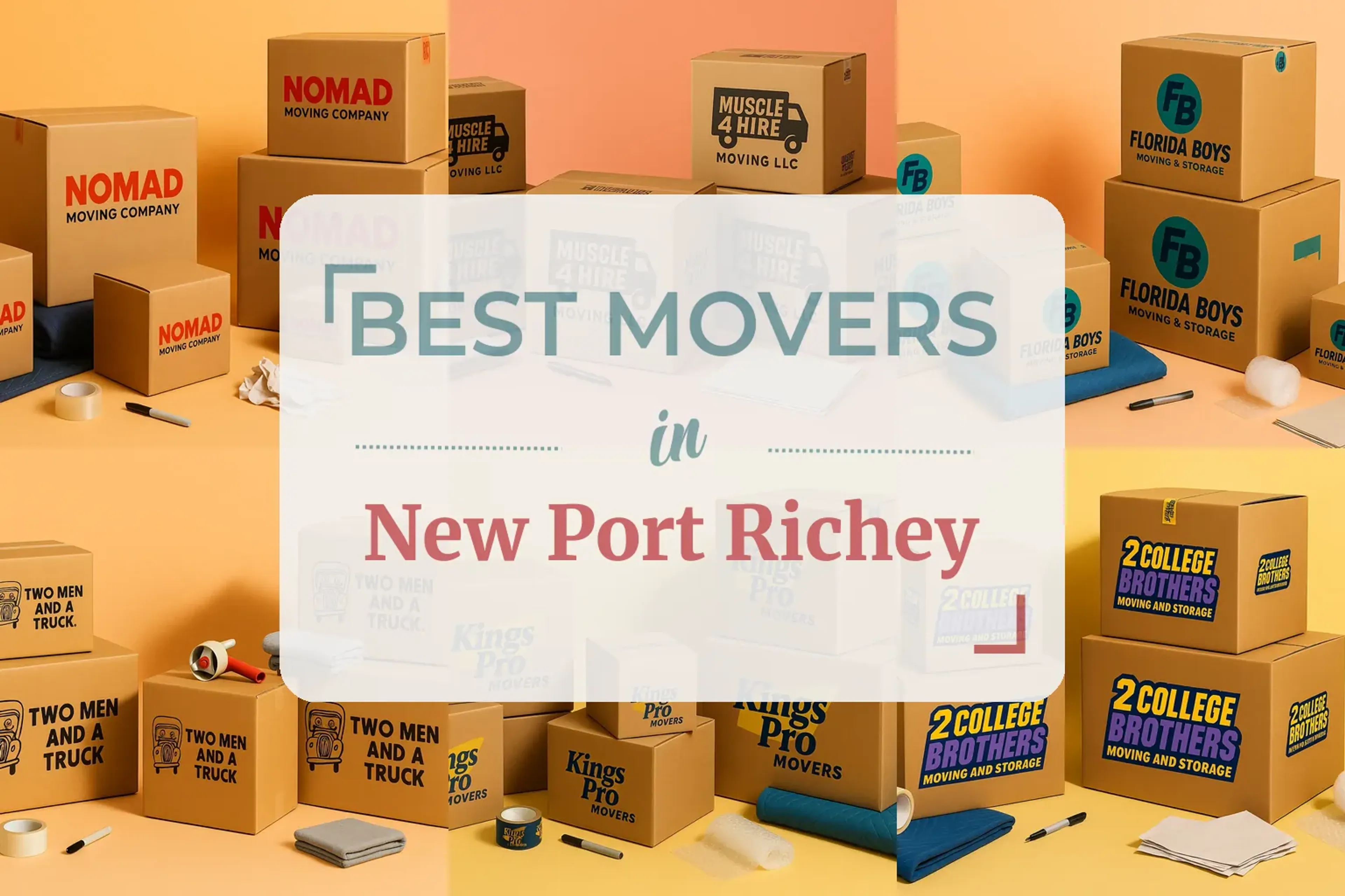 Side-by-side comparison of New Port Richey moving companies