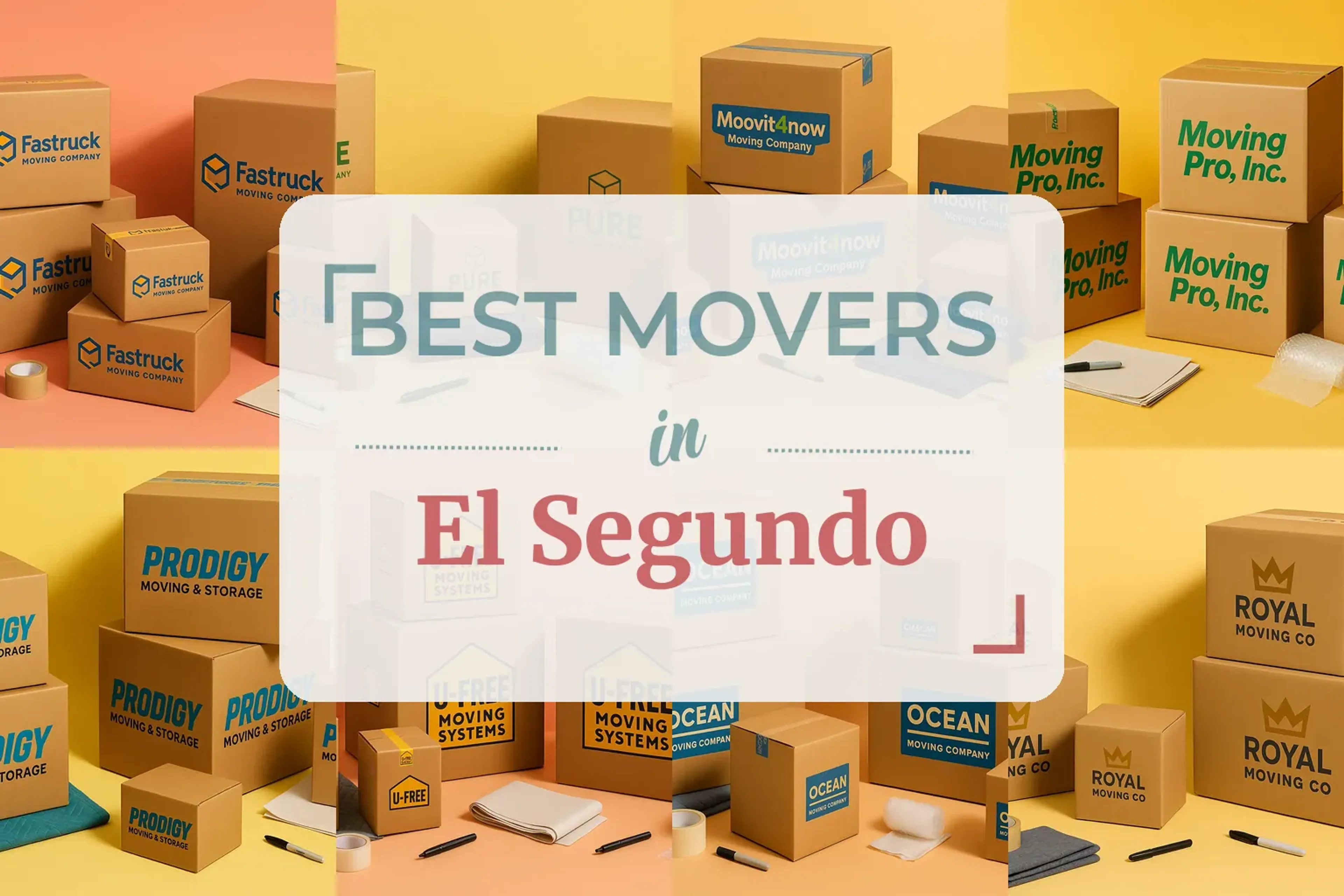 Side-by-side comparison of El Segundo moving companies