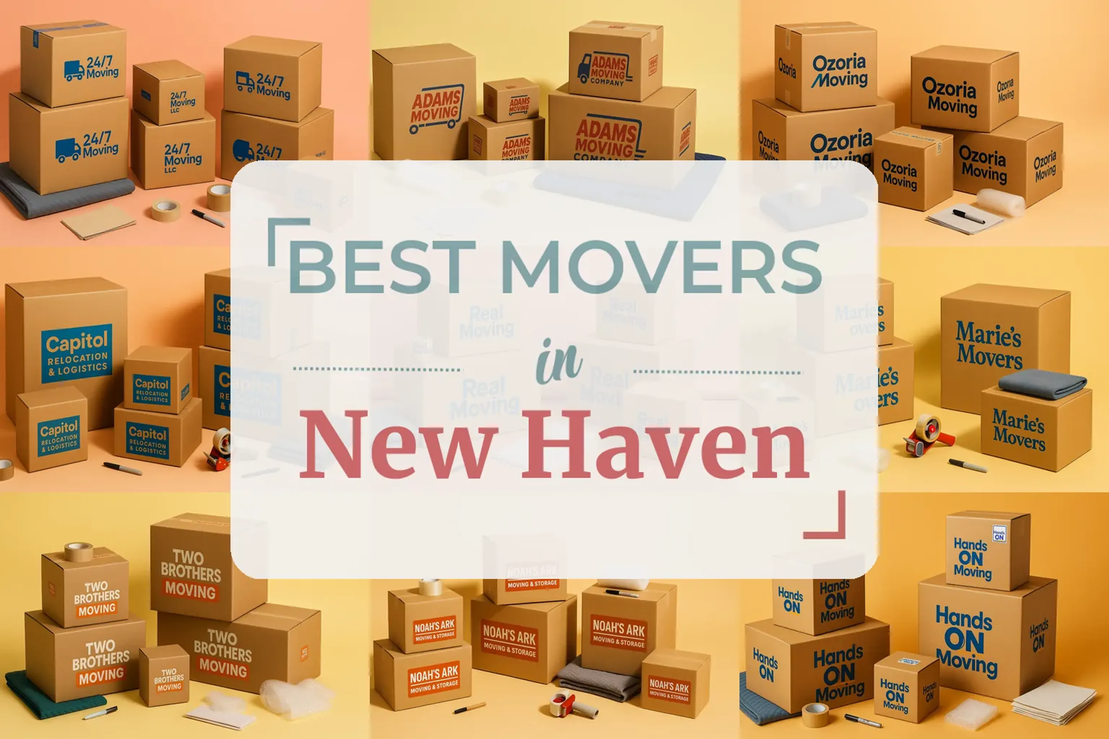 Side-by-side comparison of New Haven moving companies