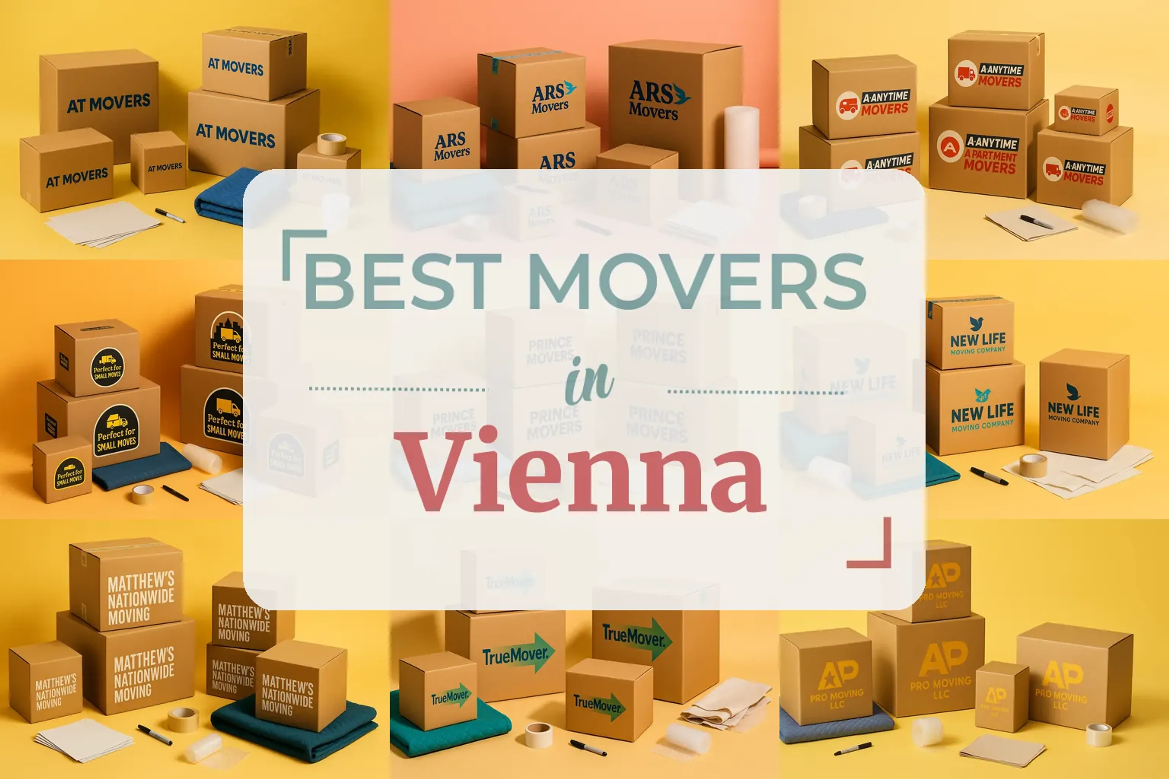 Side-by-side comparison of Vienna moving companies