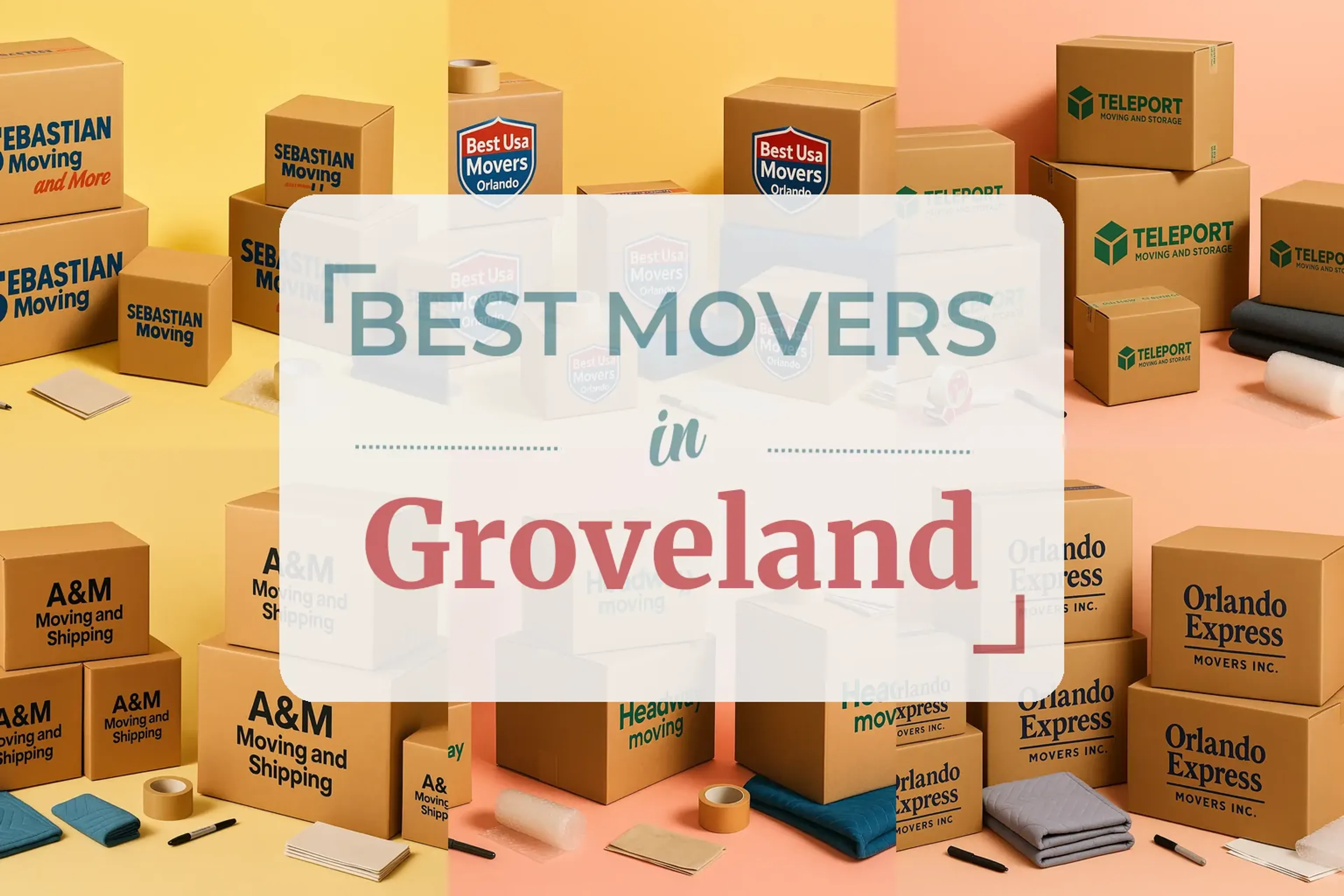 Side-by-side comparison of Groveland moving companies