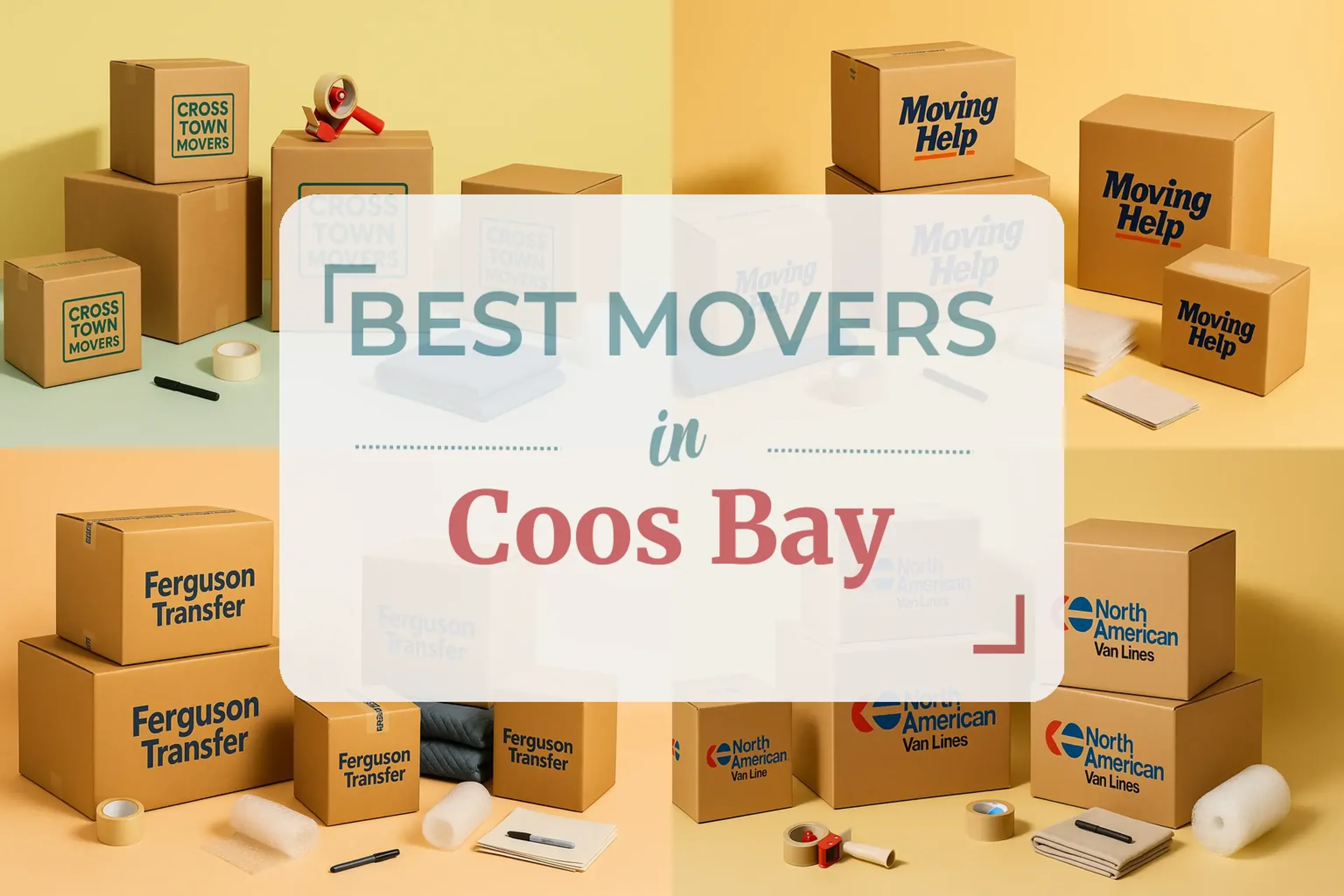 Side-by-side comparison of Coos Bay moving companies