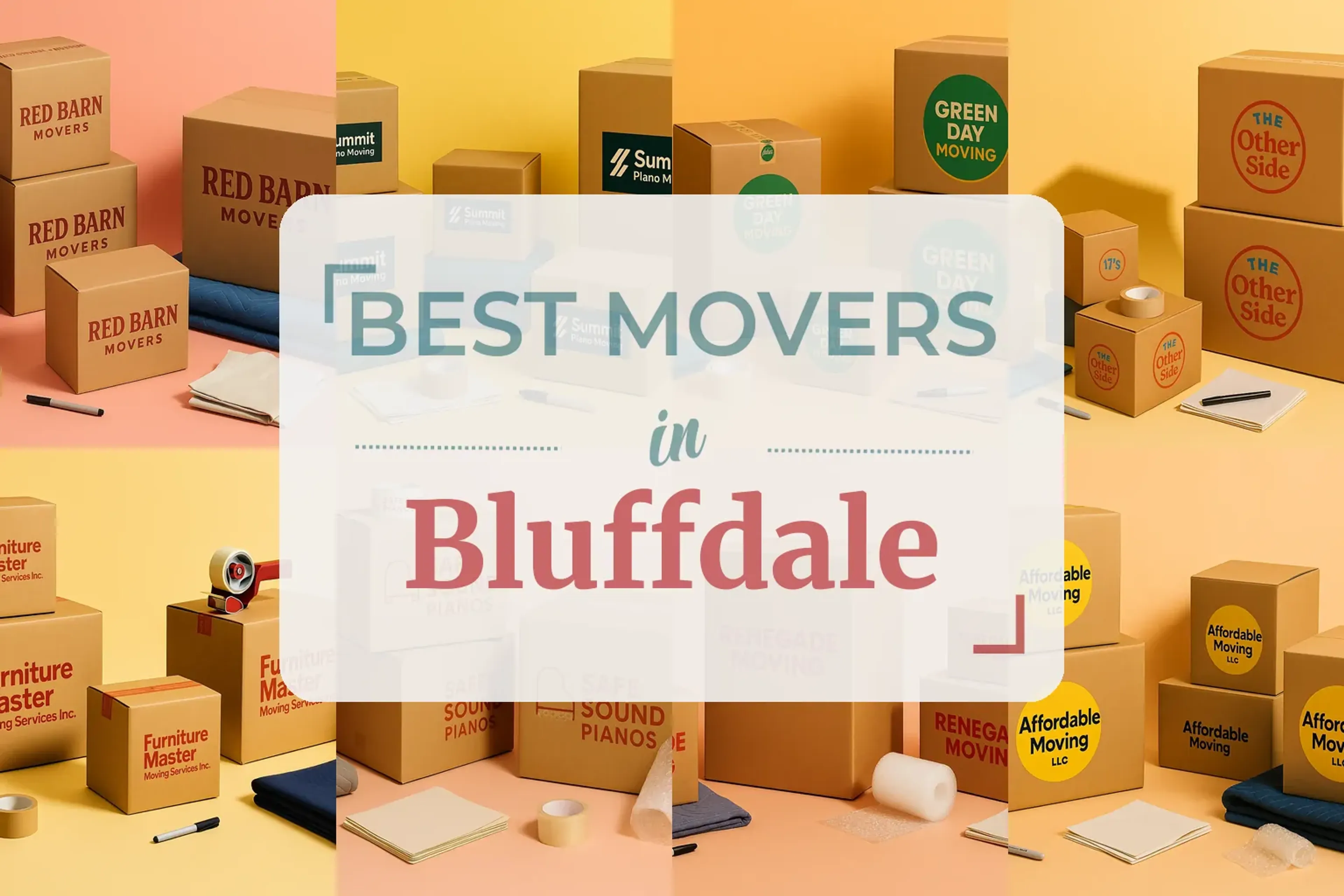 Side-by-side comparison of Bluffdale moving companies