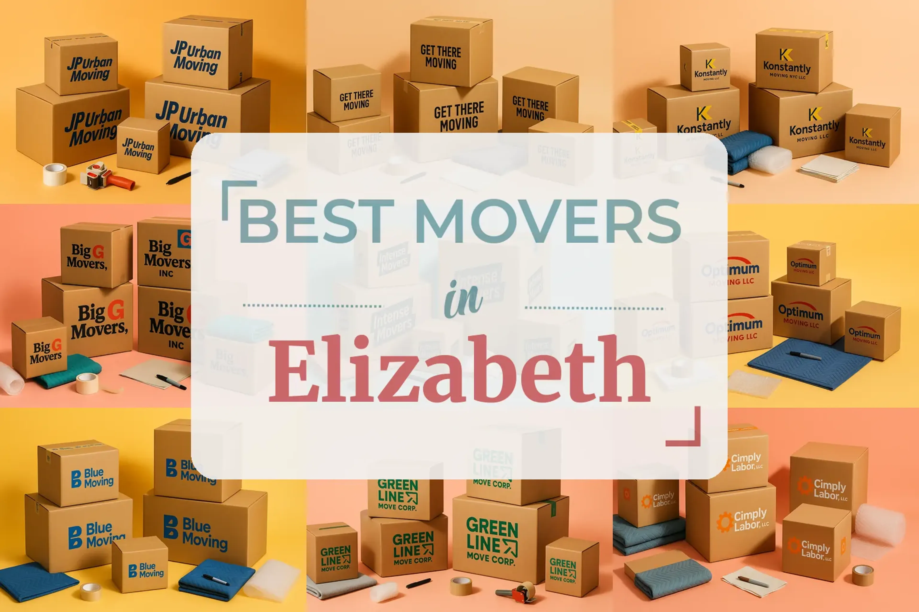 Side-by-side comparison of Elizabeth moving companies