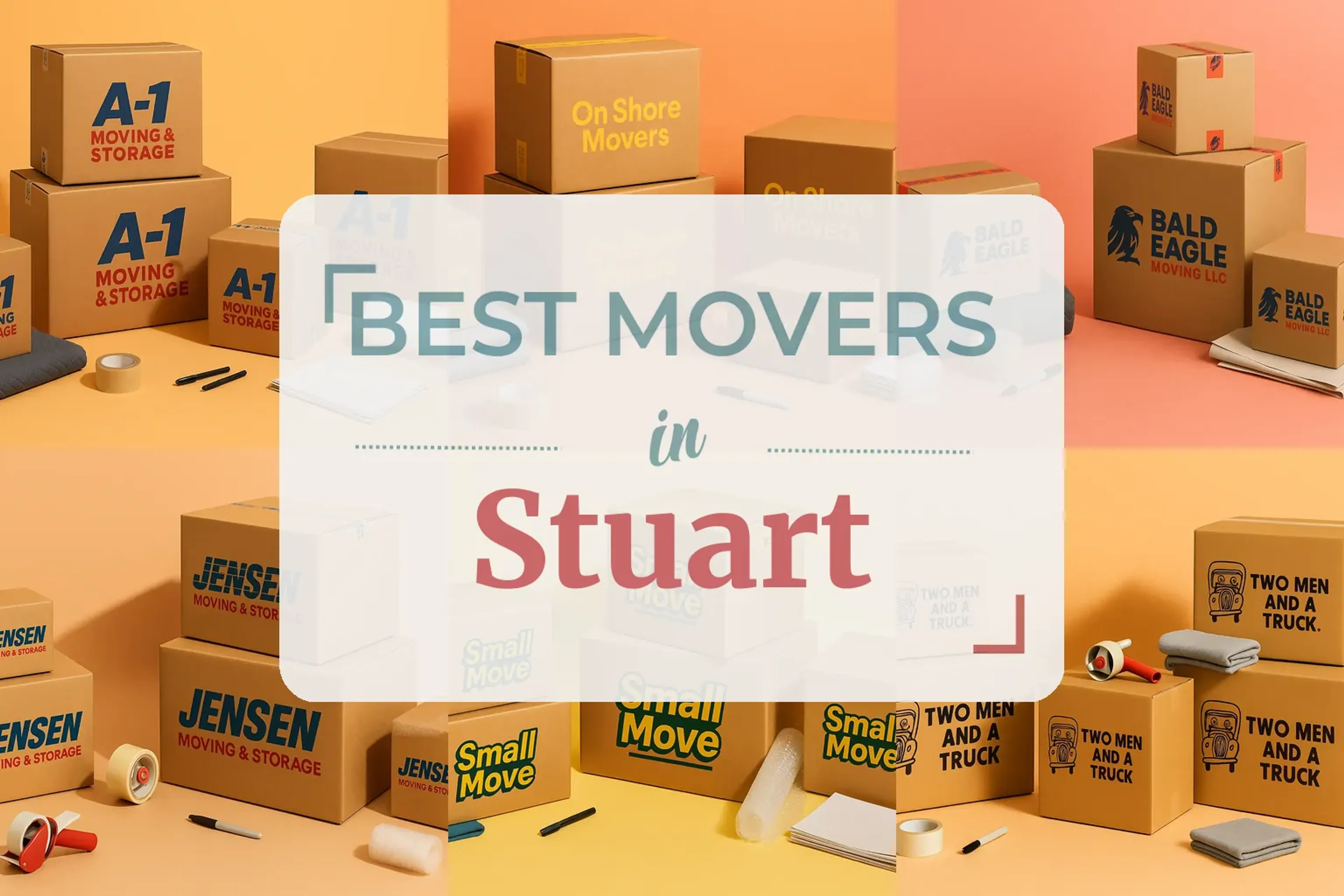 Side-by-side comparison of Stuart moving companies