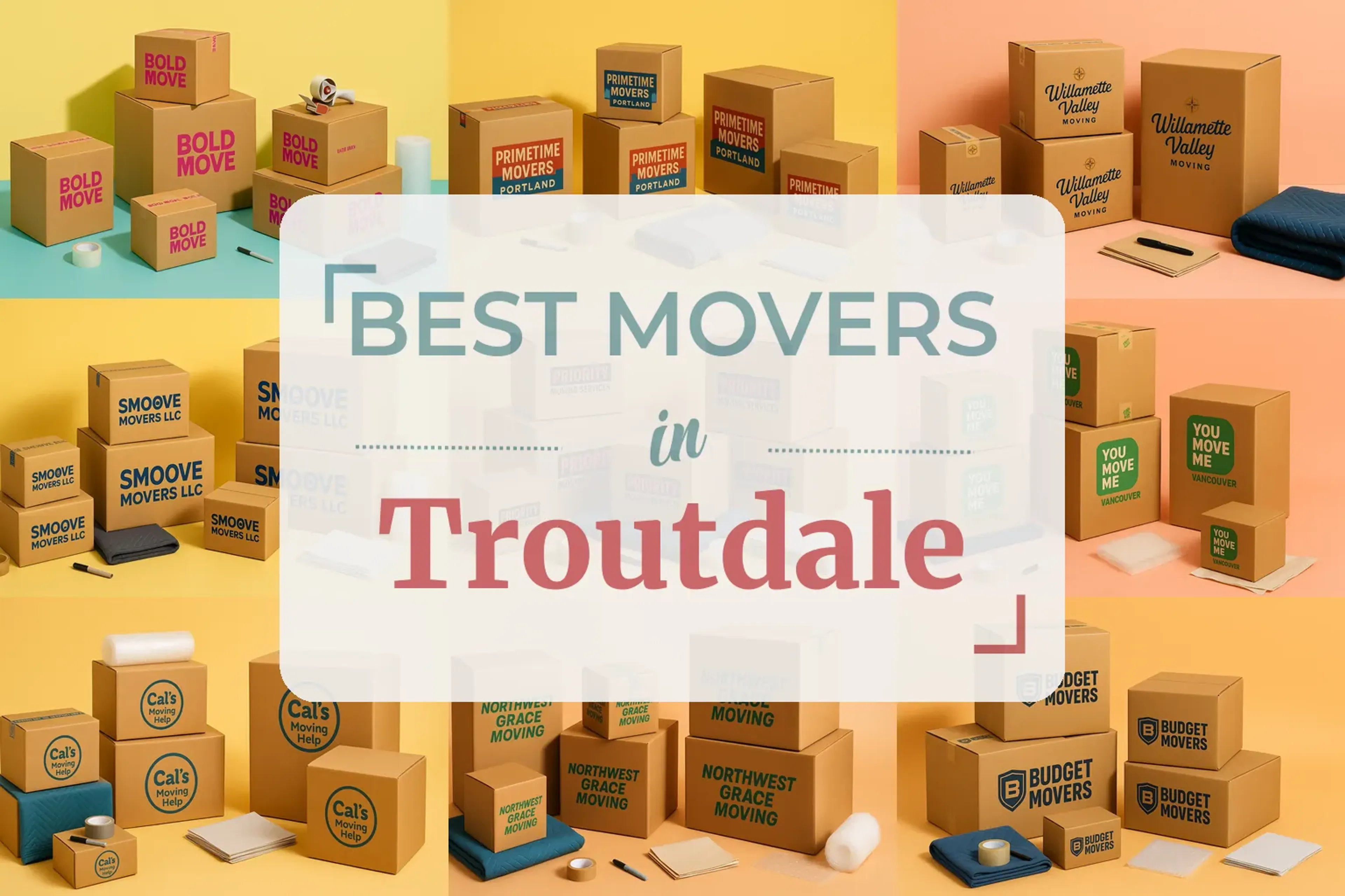 Side-by-side comparison of Troutdale moving companies