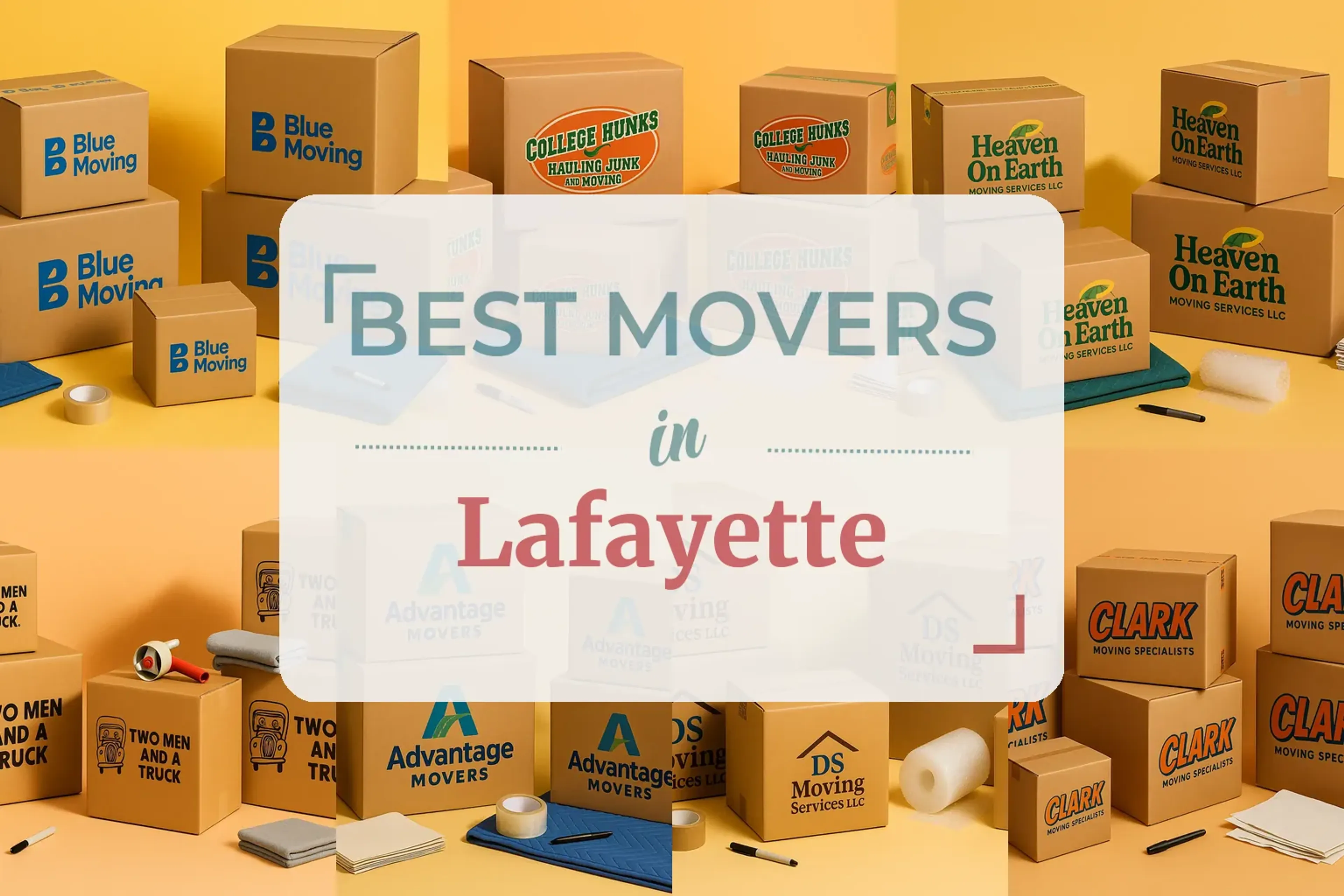 Side-by-side comparison of Lafayette moving companies