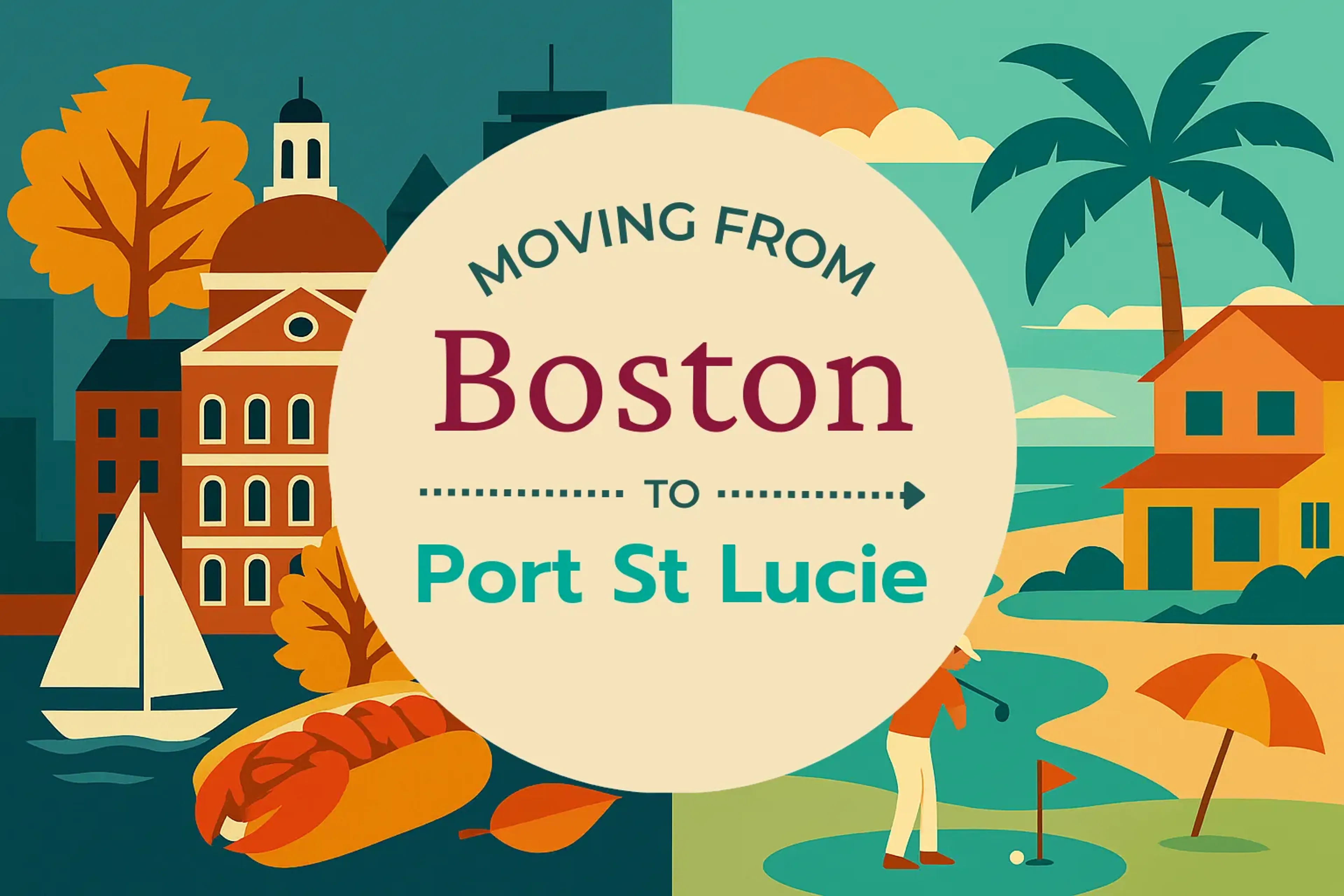 Side-by-side comparison of Boston to Port St. Lucie moving companies