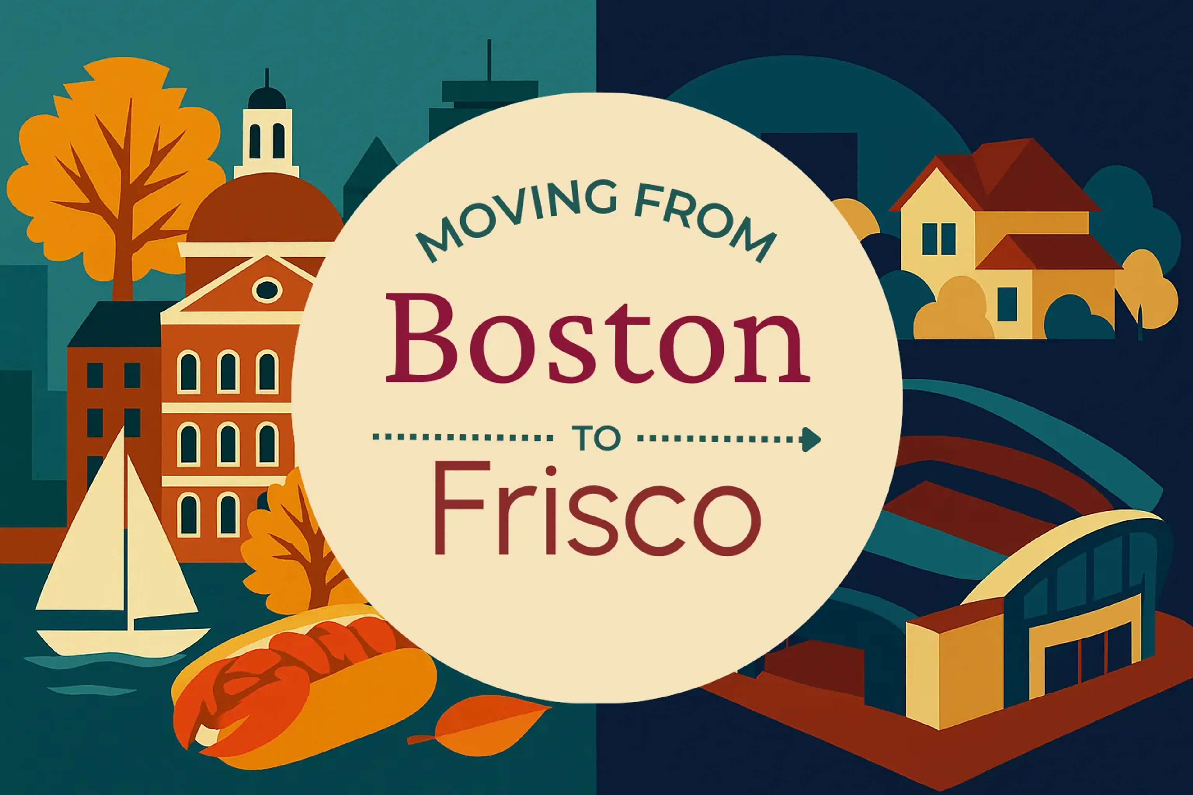 Side-by-side comparison of Boston to Frisco moving companies