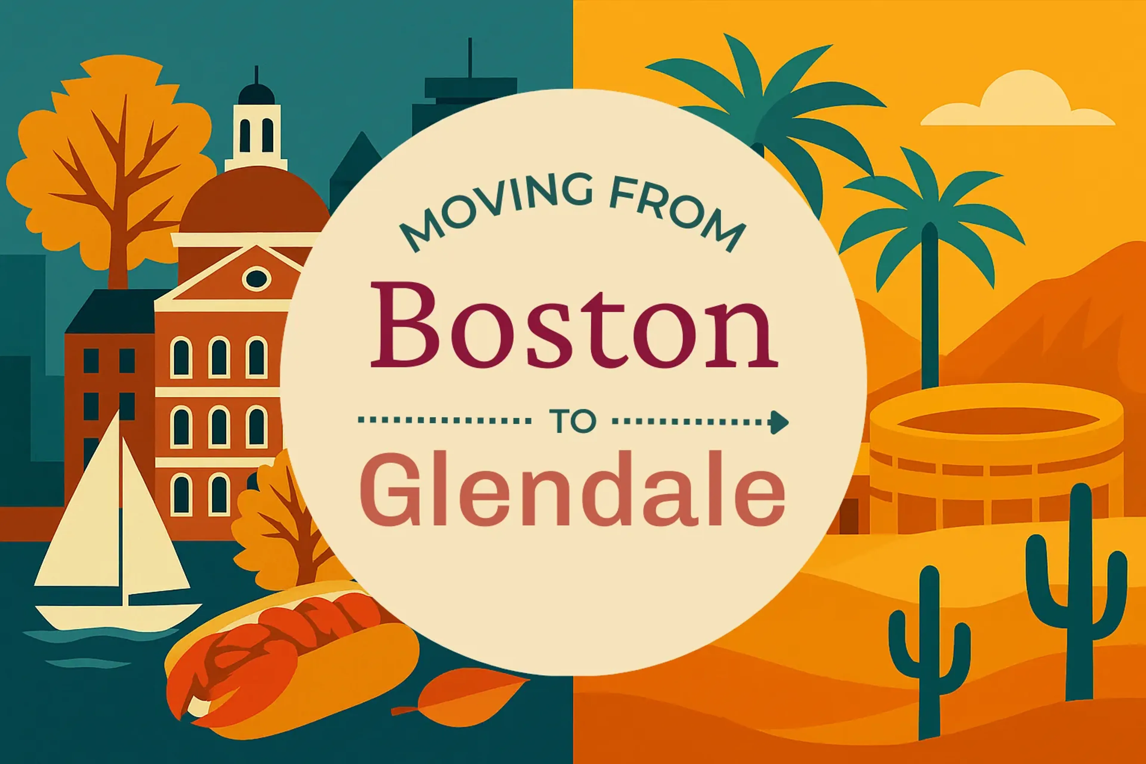 Side-by-side comparison of Boston to Glendale moving companies