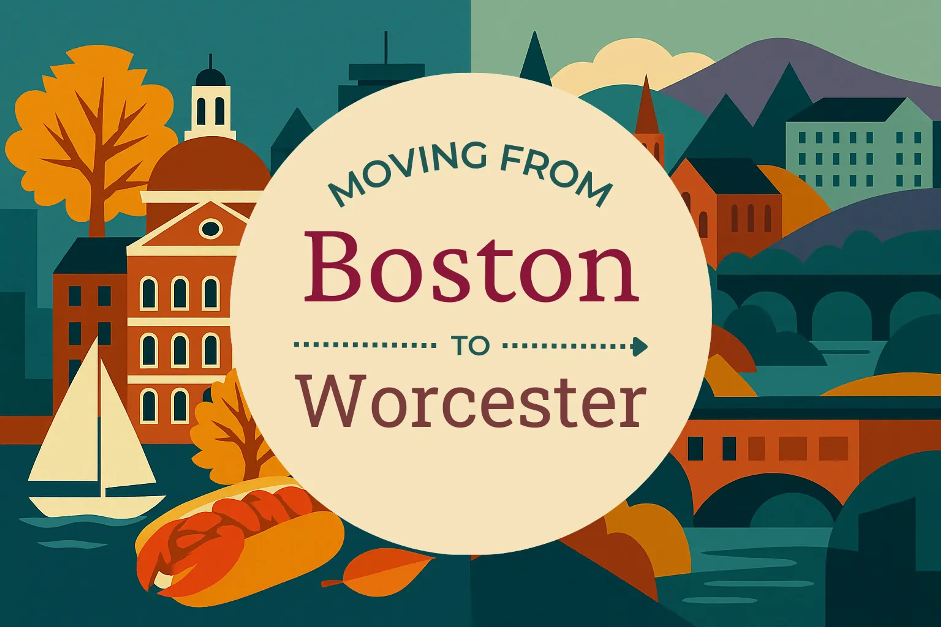 Side-by-side comparison of Boston to Worcester moving companies