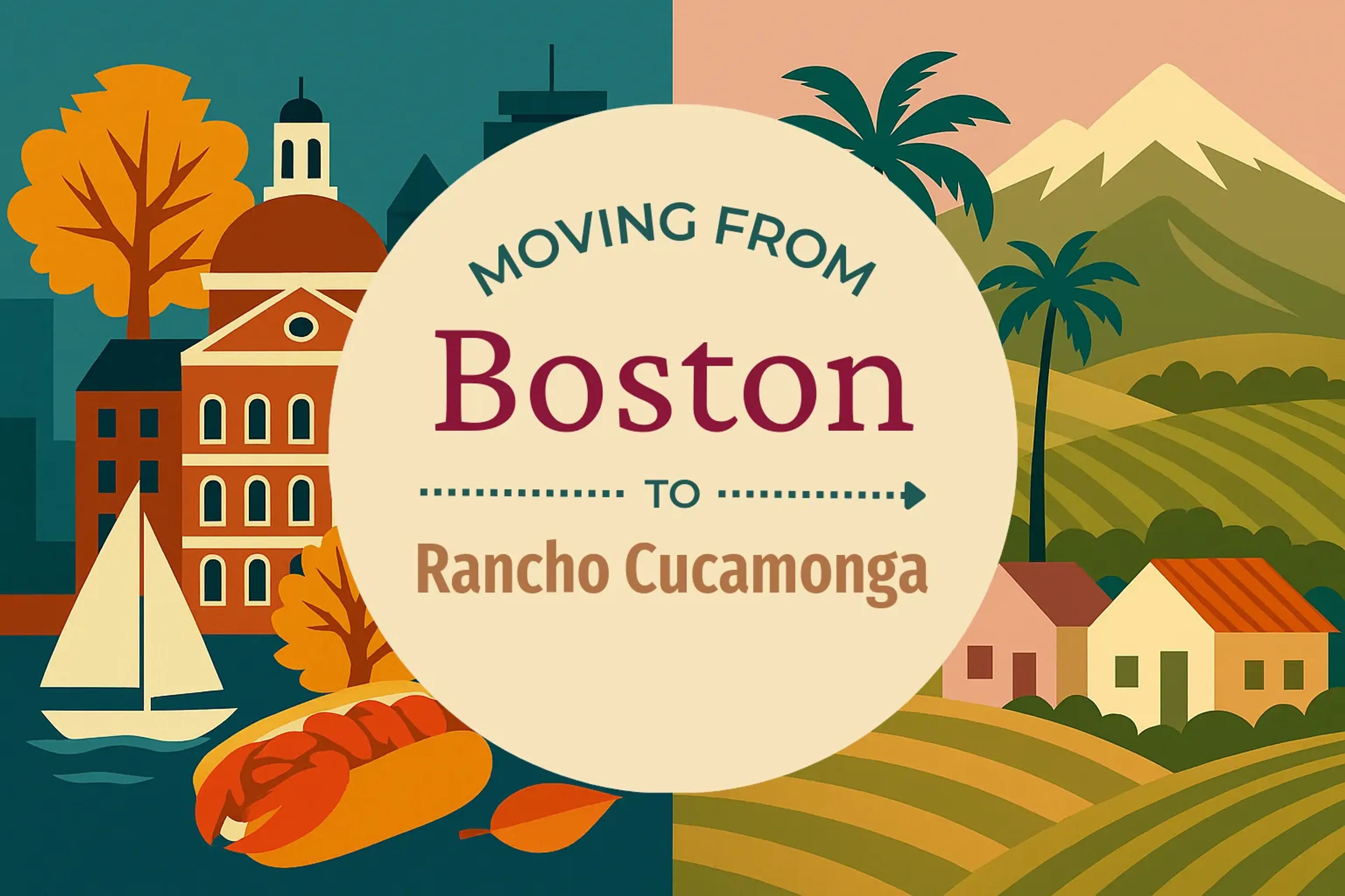 Side-by-side comparison of Boston to Rancho Cucamonga moving companies