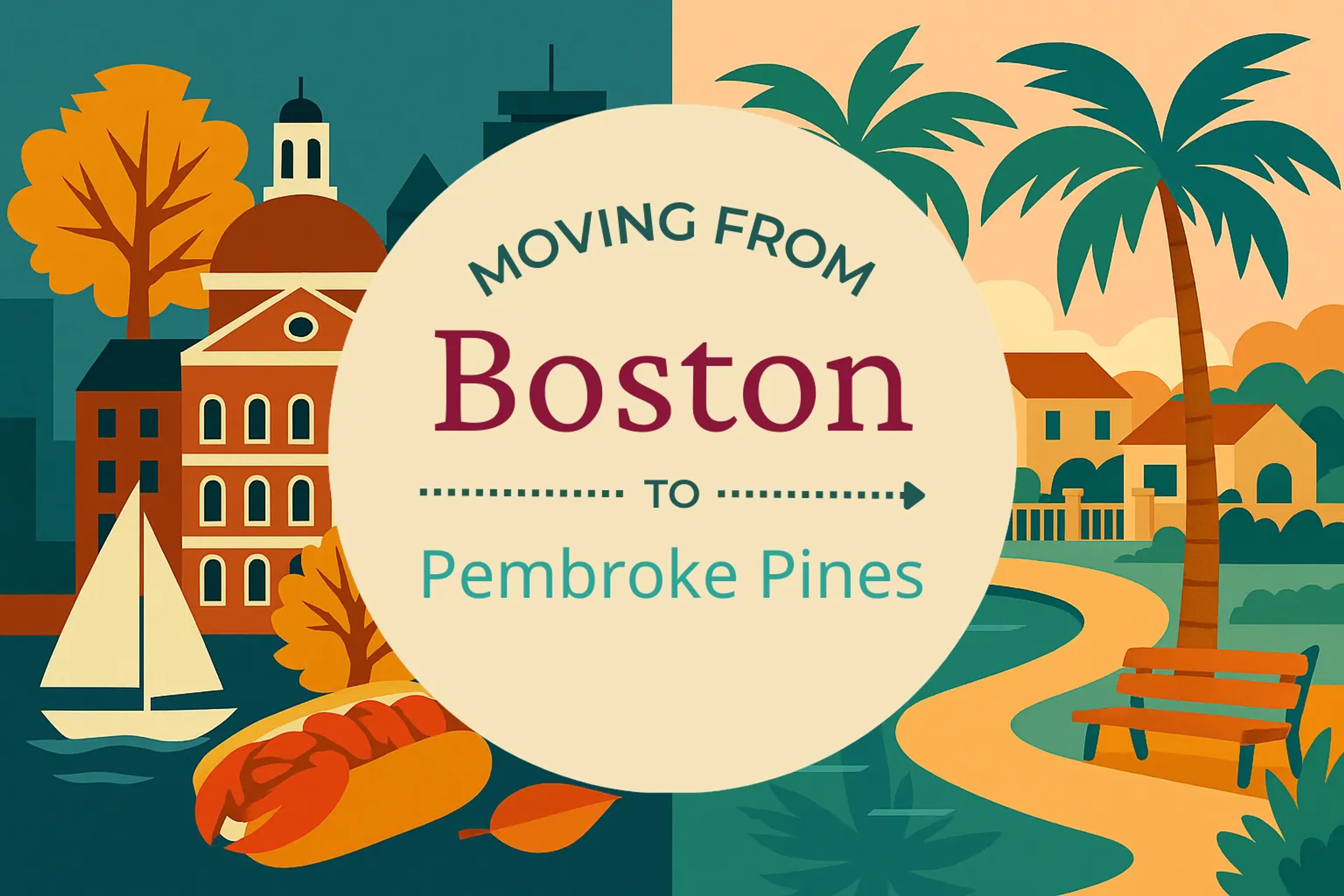 Side-by-side comparison of Boston to Pembroke Pines moving companies