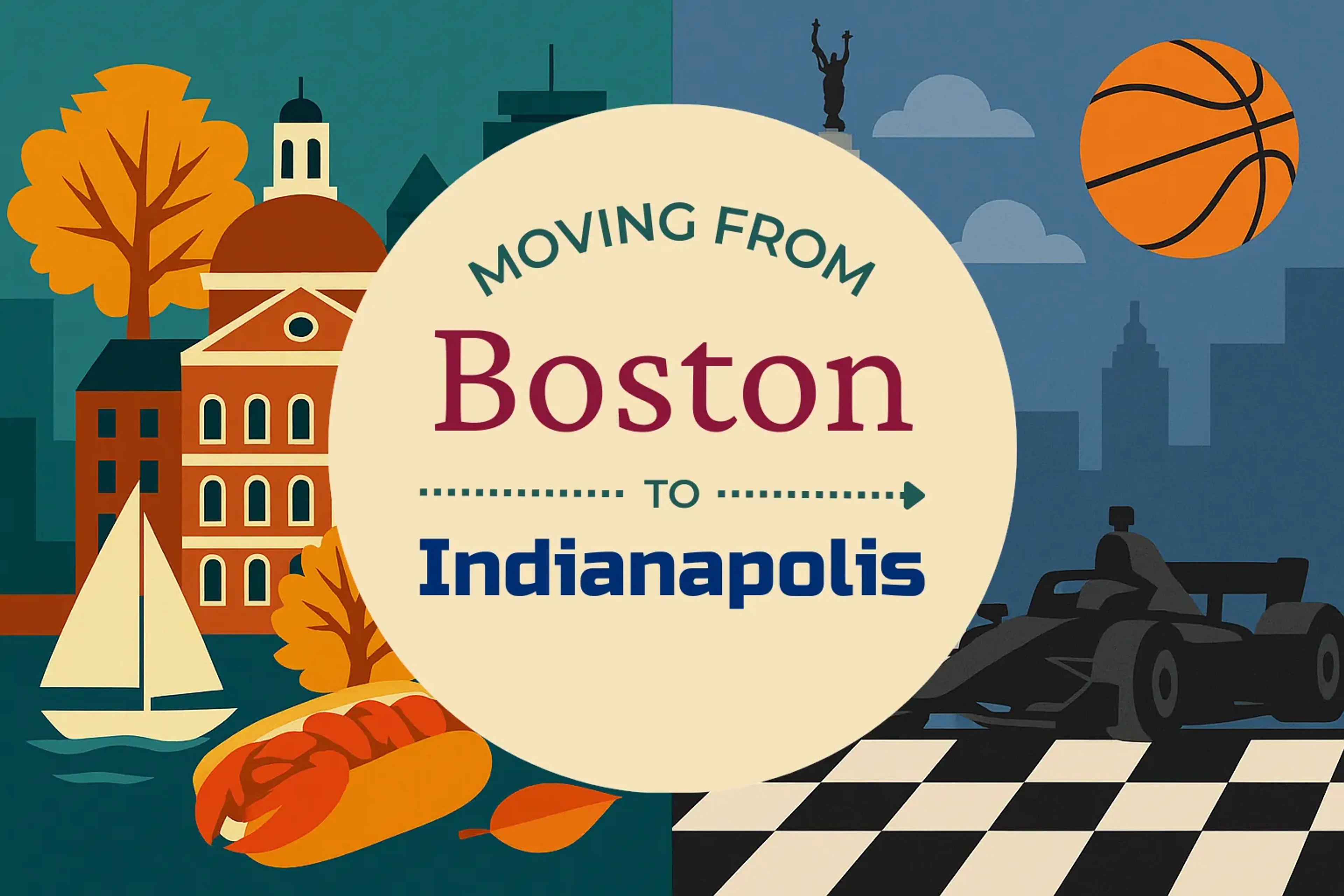 Side-by-side comparison of Boston to Indianapolis moving companies