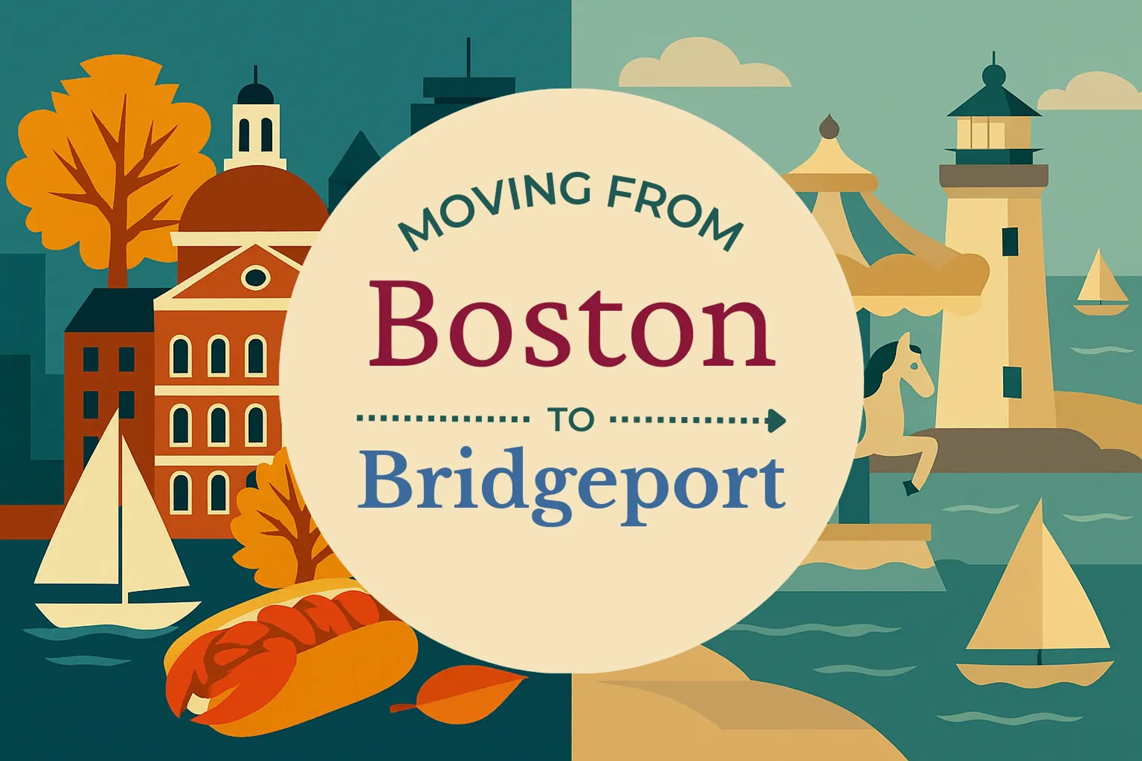 Side-by-side comparison of Boston to Bridgeport moving companies