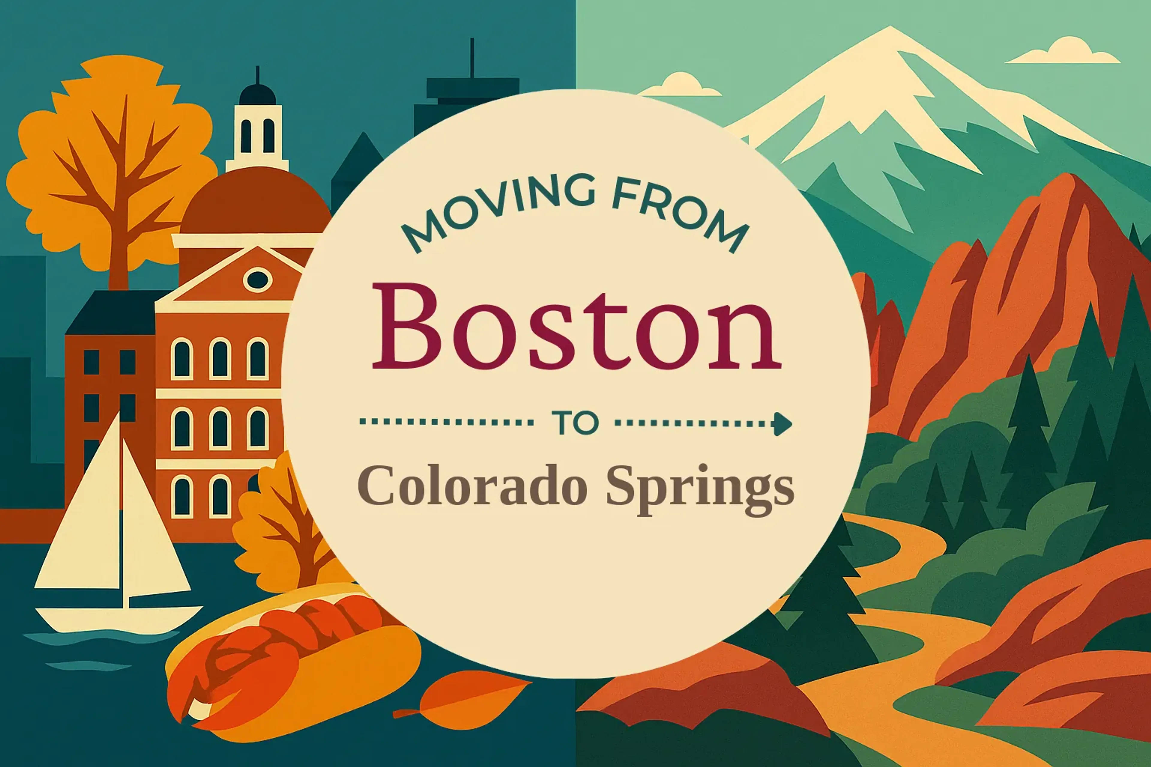 Side-by-side comparison of Boston to Colorado Springs moving companies