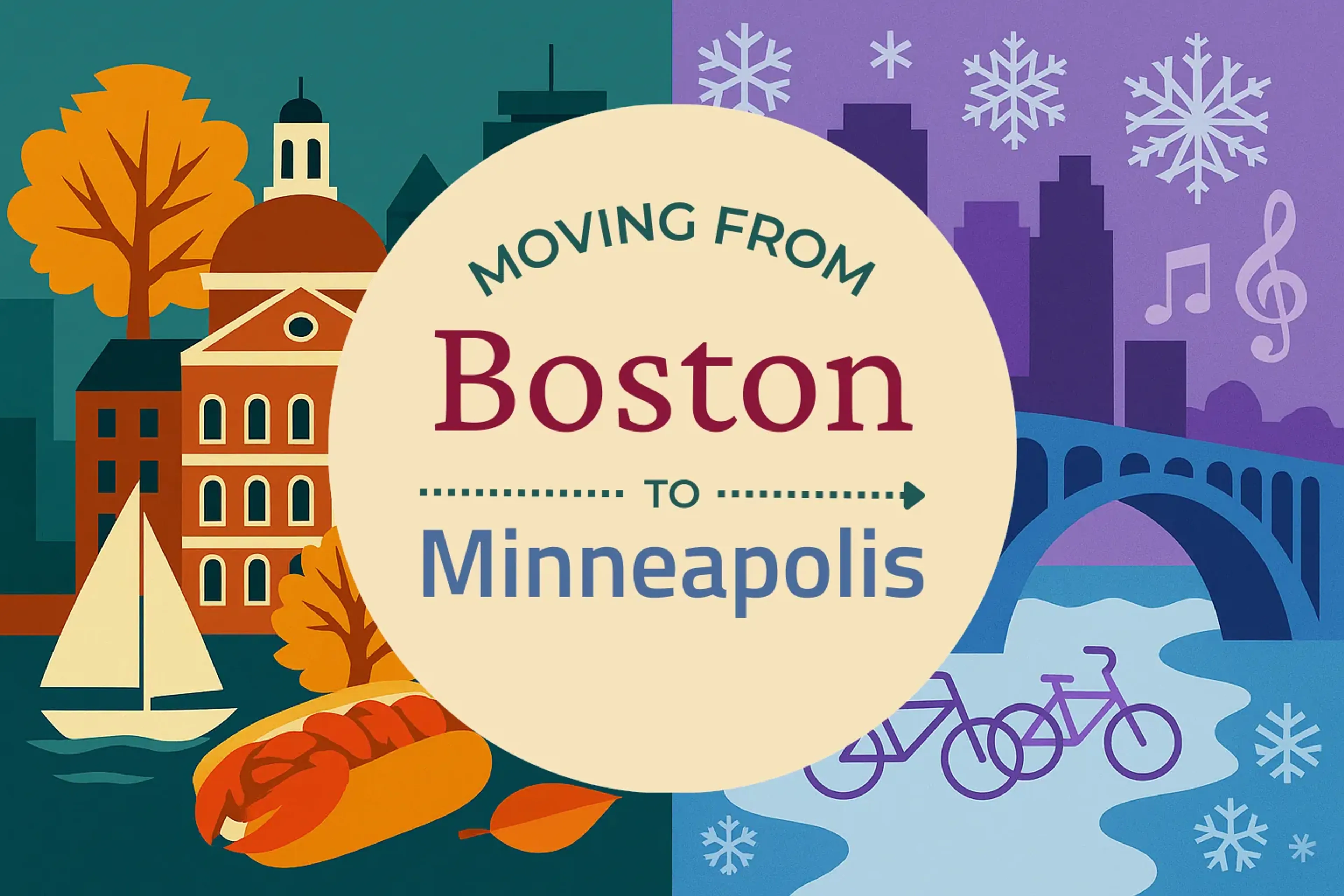 Side-by-side comparison of Boston to Minneapolis moving companies