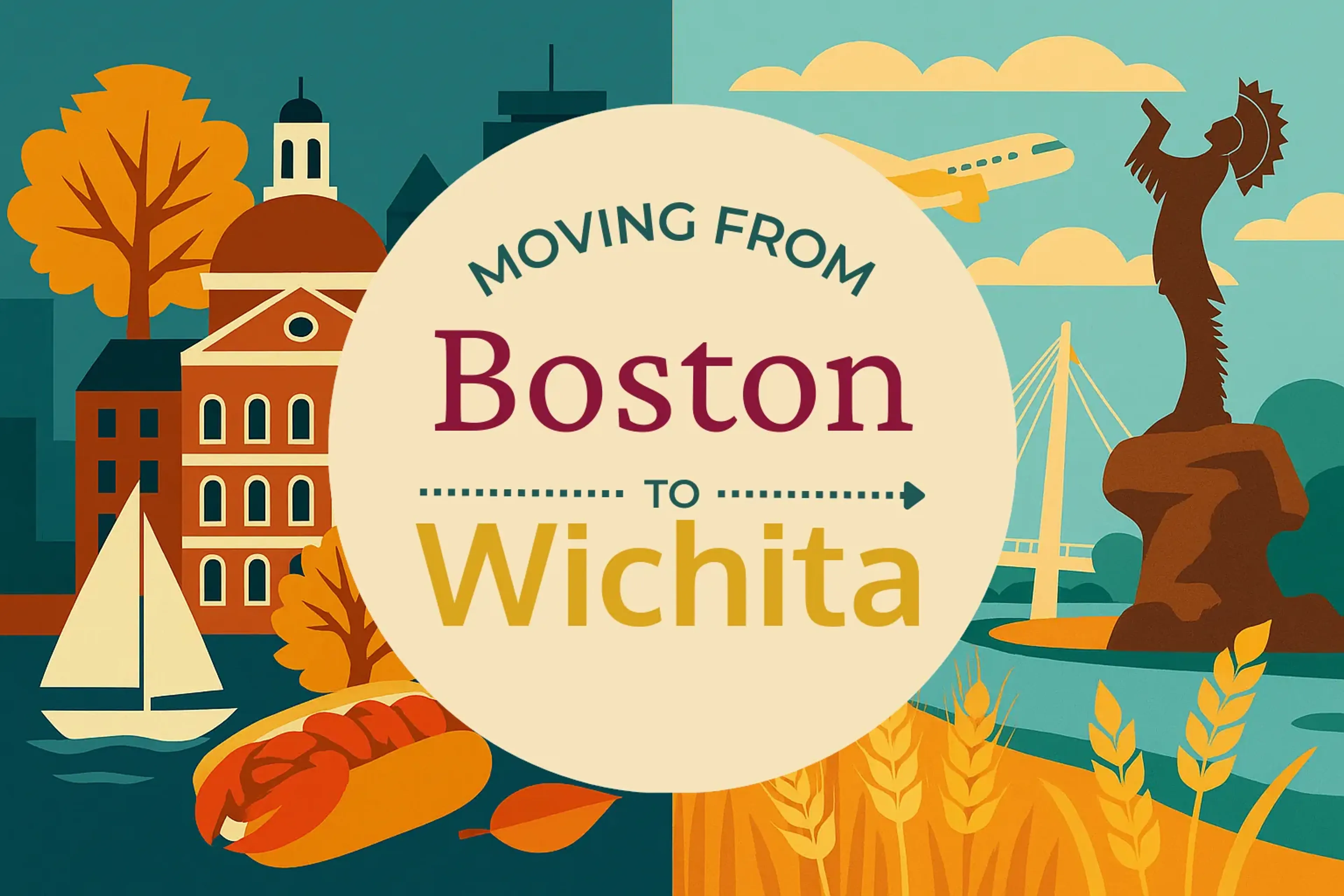 Side-by-side comparison of Boston to Wichita moving companies