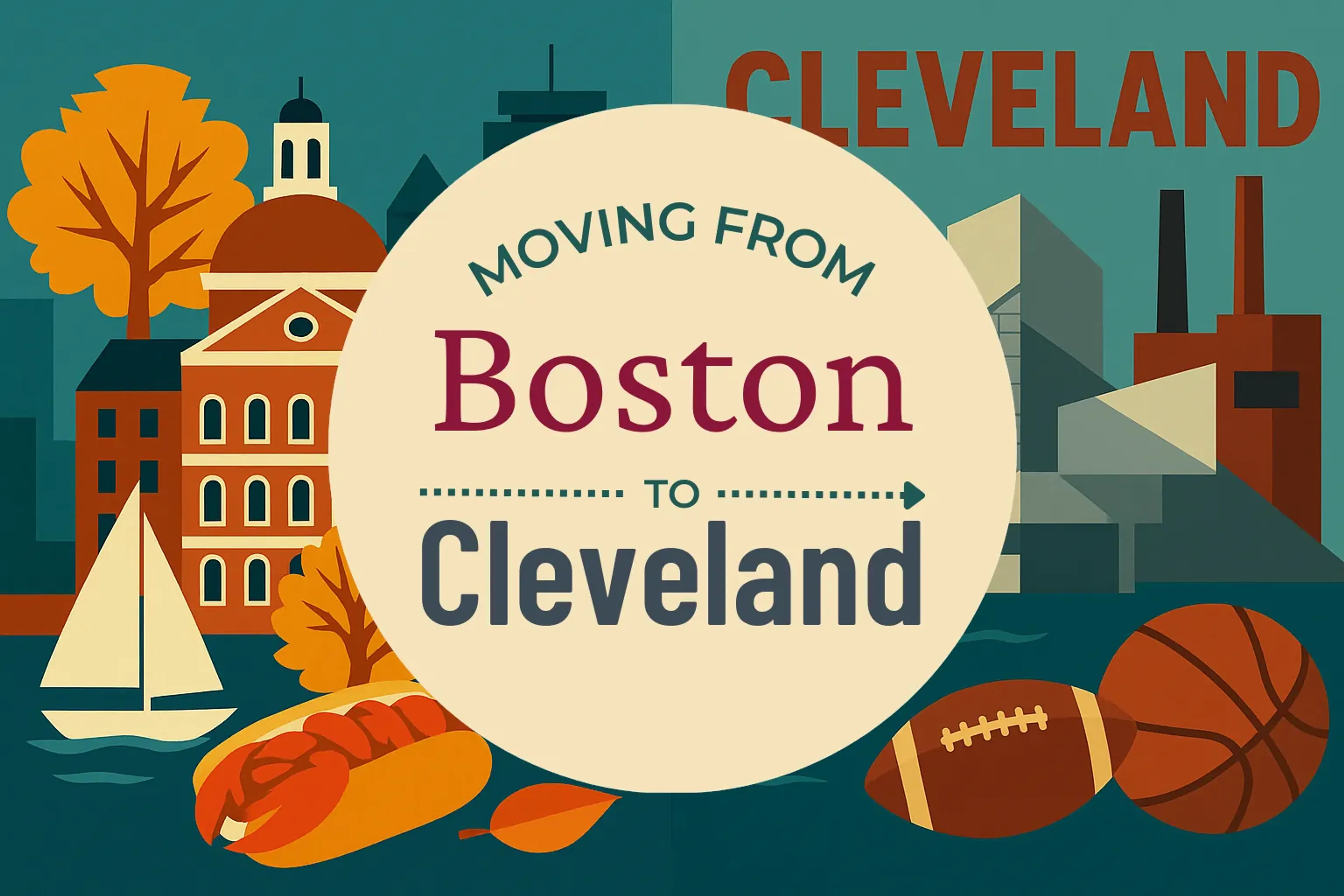 Side-by-side comparison of Boston to Cleveland moving companies