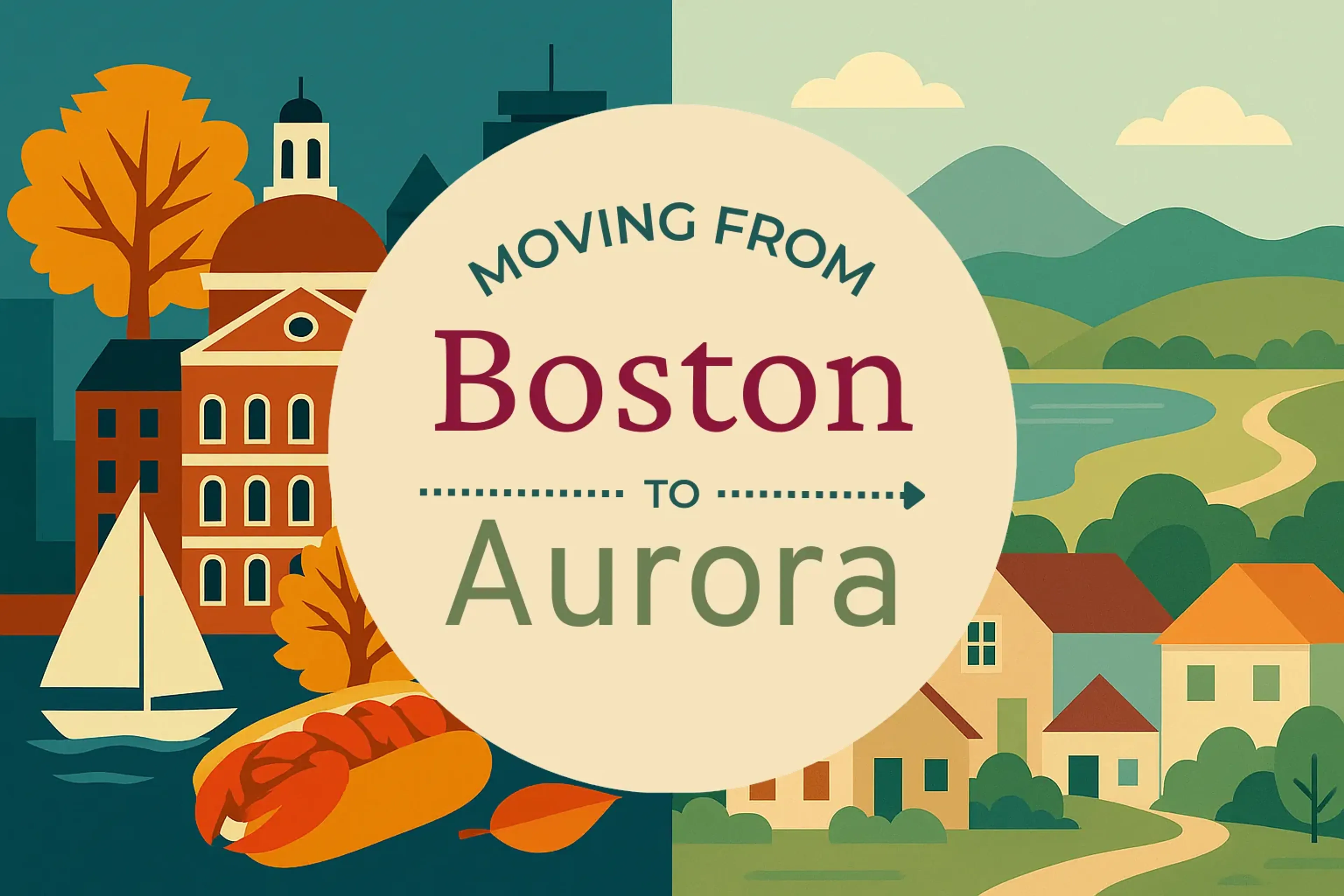 Side-by-side comparison of Boston to Aurora moving companies