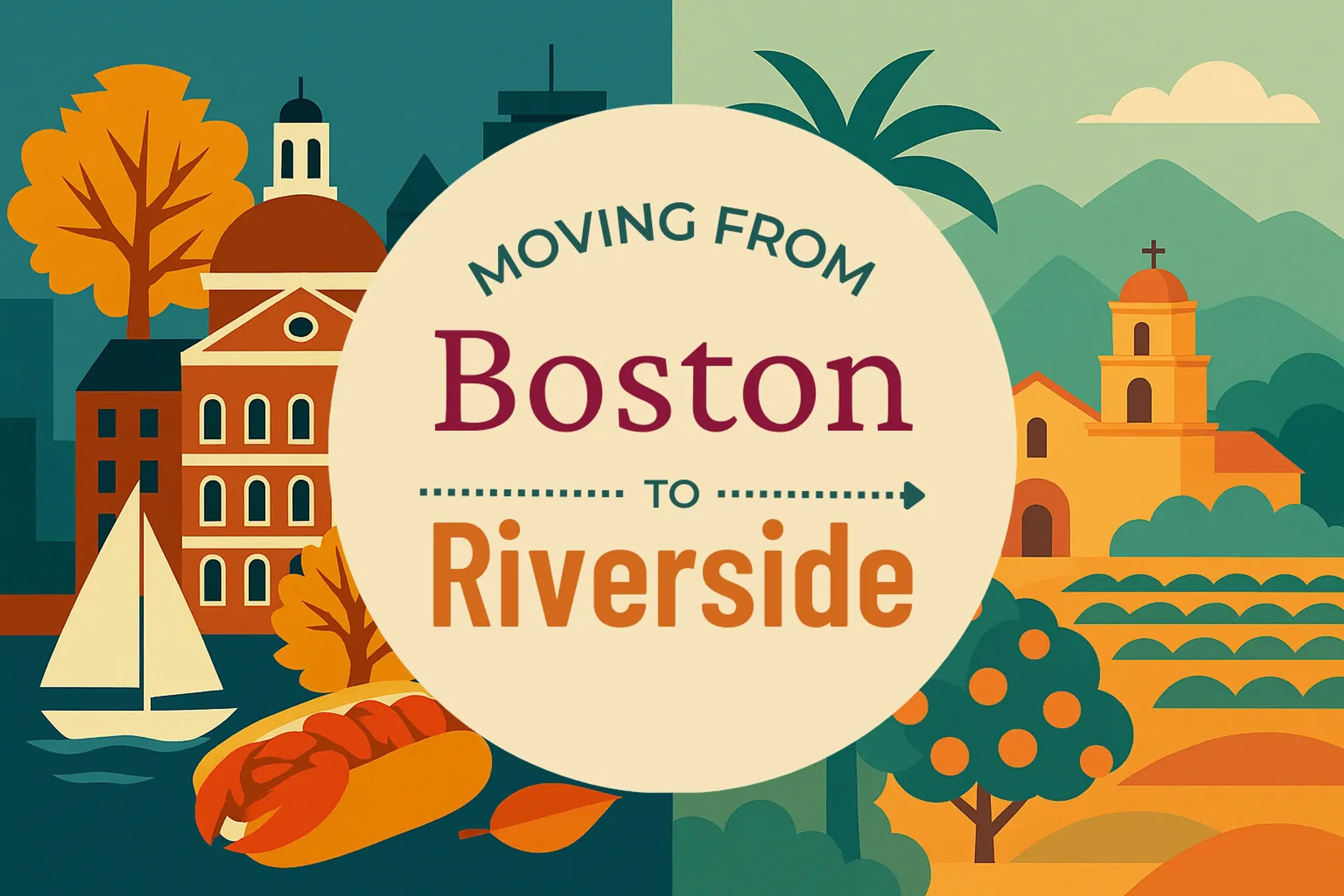 Side-by-side comparison of Boston to Riverside moving companies