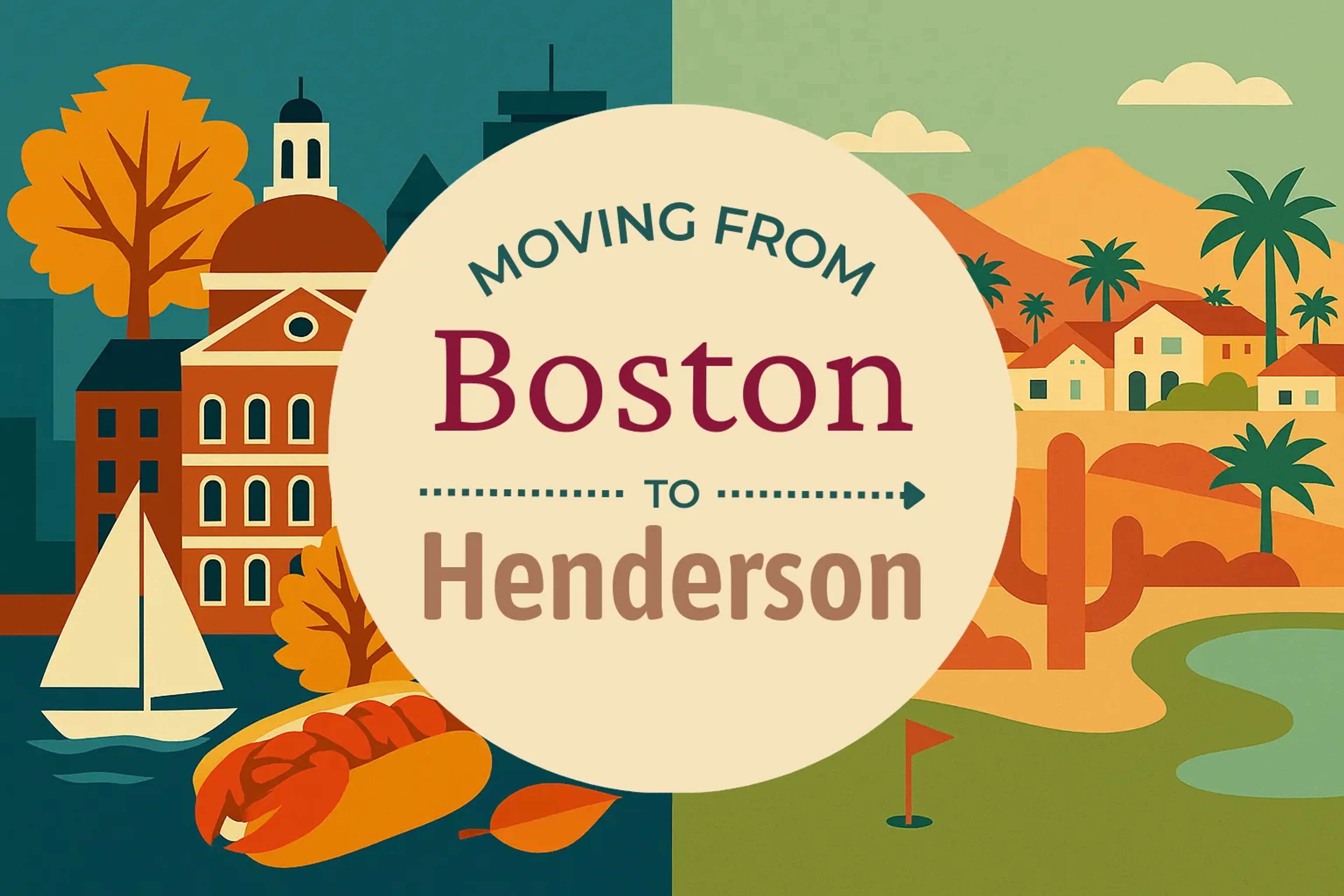 Side-by-side comparison of Boston to Henderson moving companies