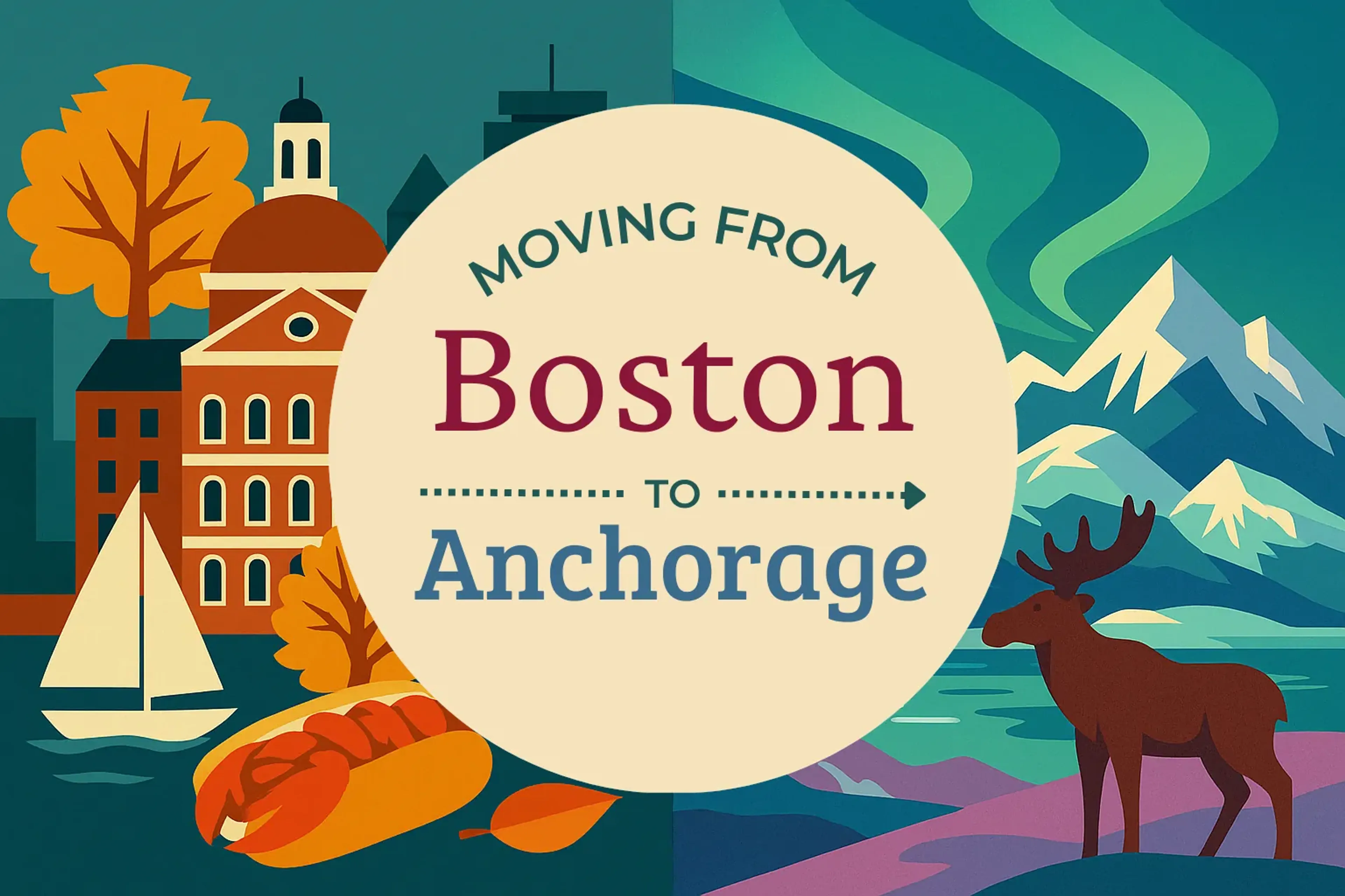 Side-by-side comparison of Boston to Anchorage moving companies