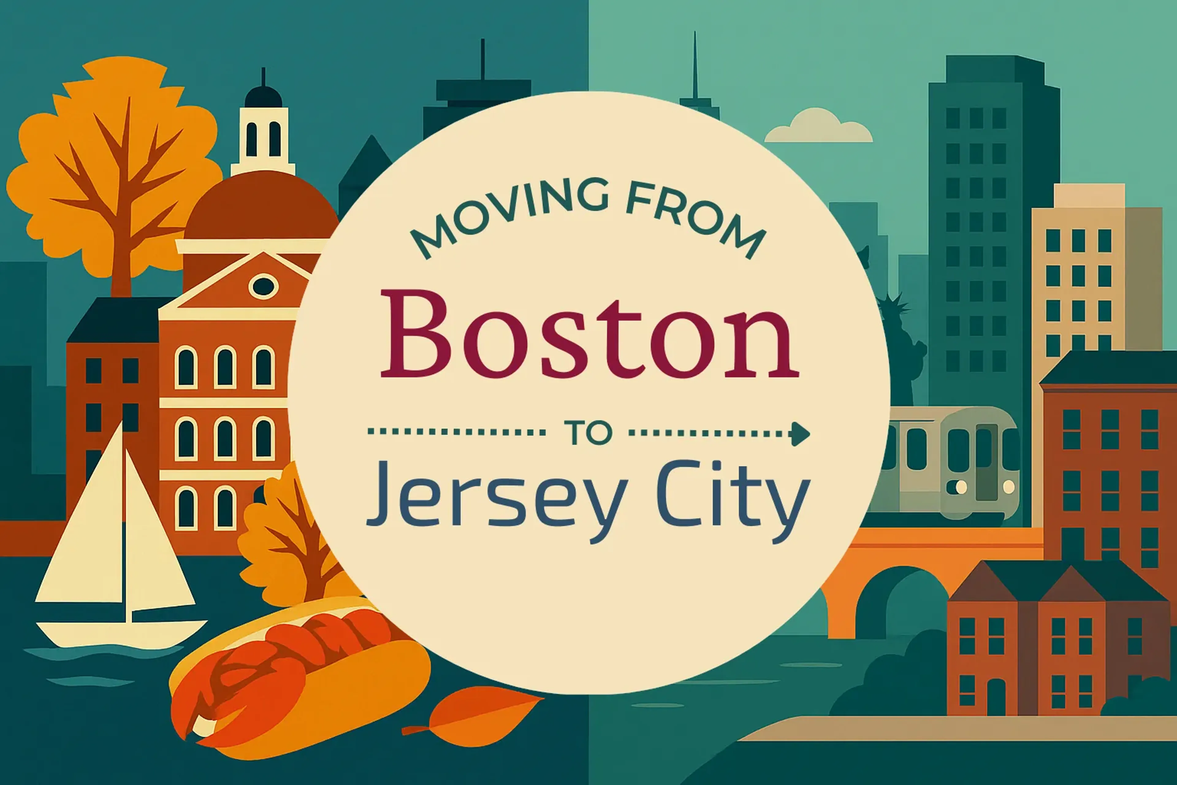 Side-by-side comparison of Boston to Jersey City moving companies