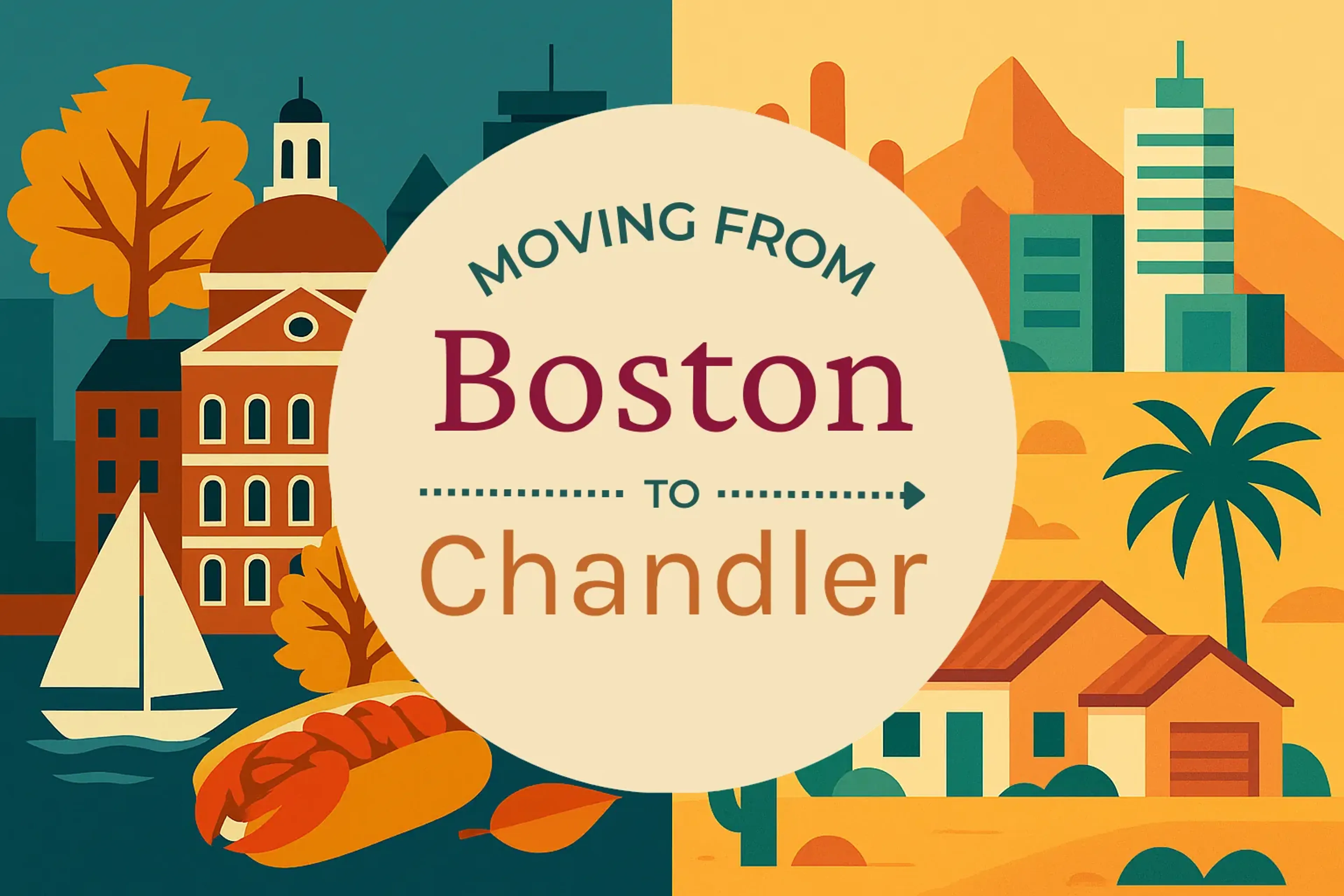 Side-by-side comparison of Boston to Chandler moving companies