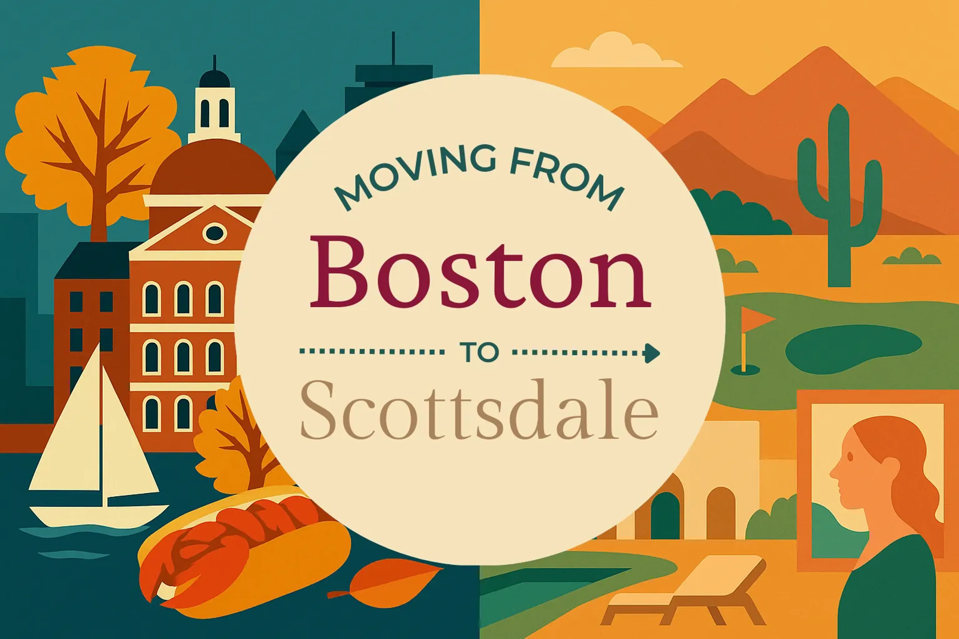 Side-by-side comparison of Boston to Scottsdale moving companies