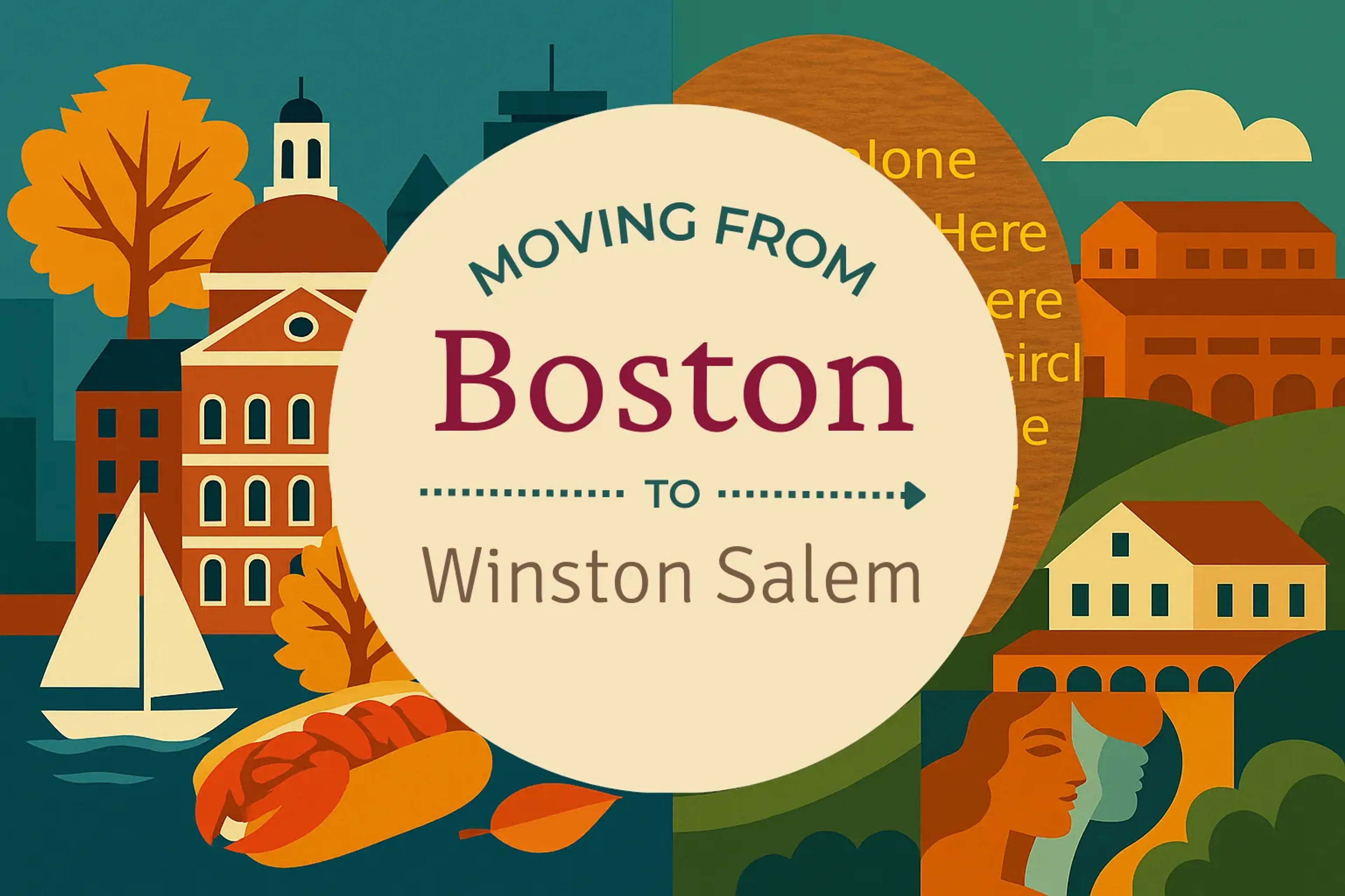 Side-by-side comparison of Boston to Winston Salem moving companies