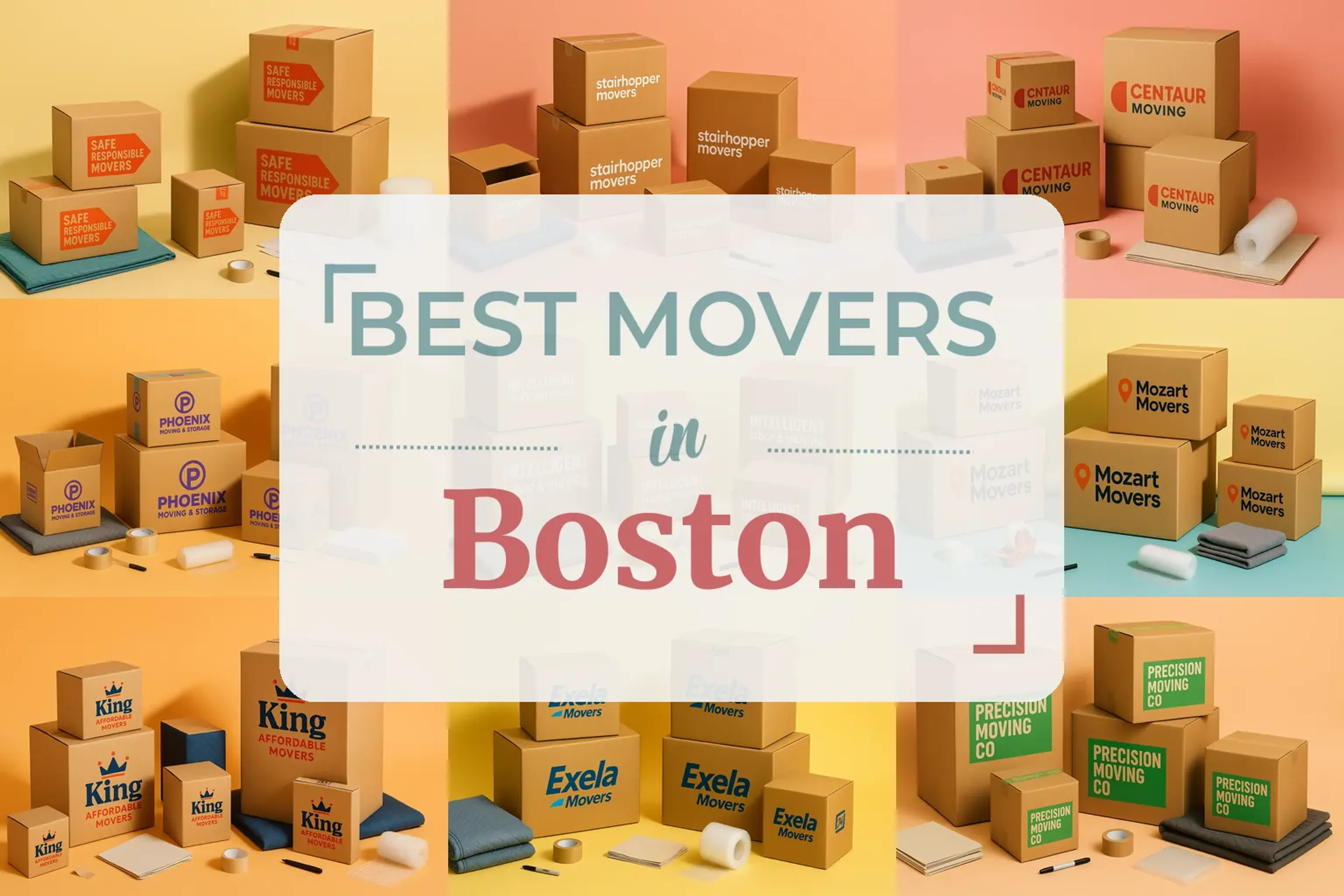 Side-by-side comparison of Boston moving companies