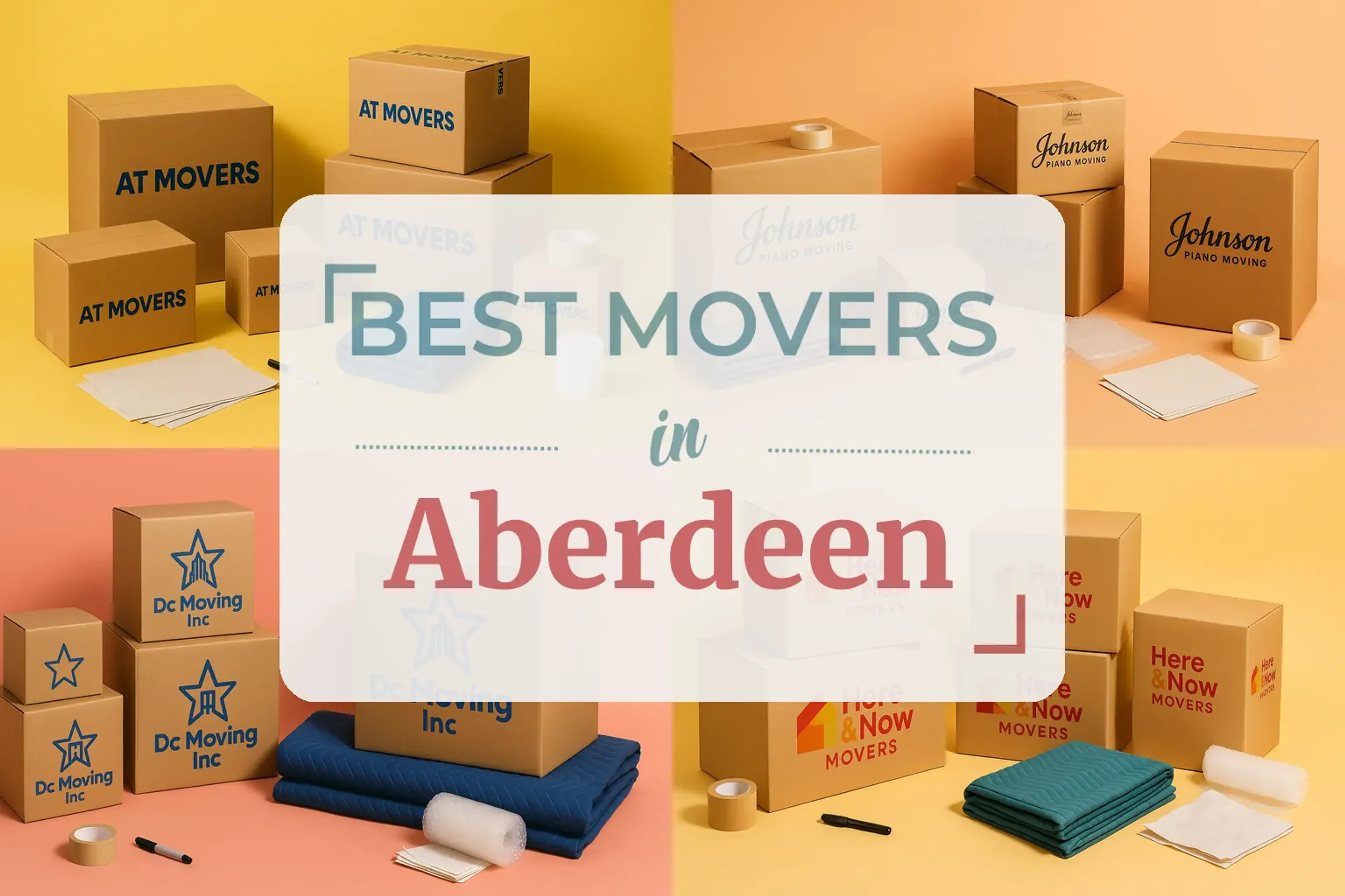 Side-by-side comparison of Aberdeen moving companies