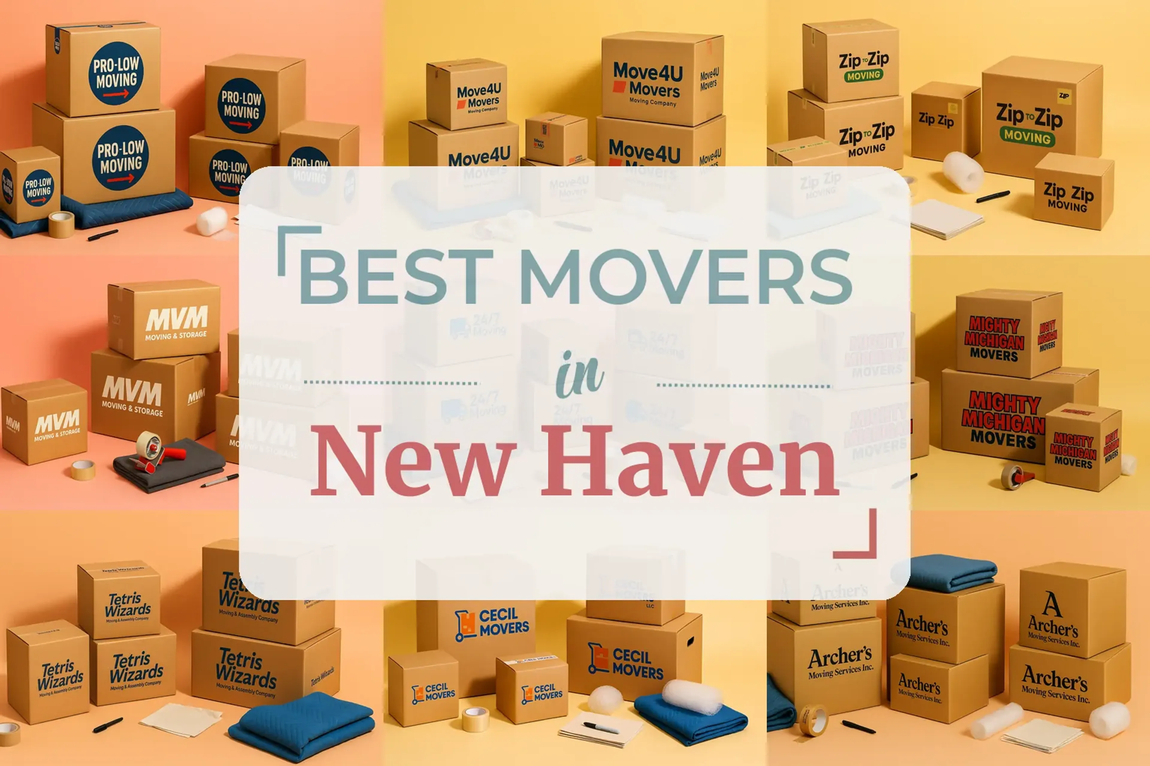 Side-by-side comparison of New Haven moving companies